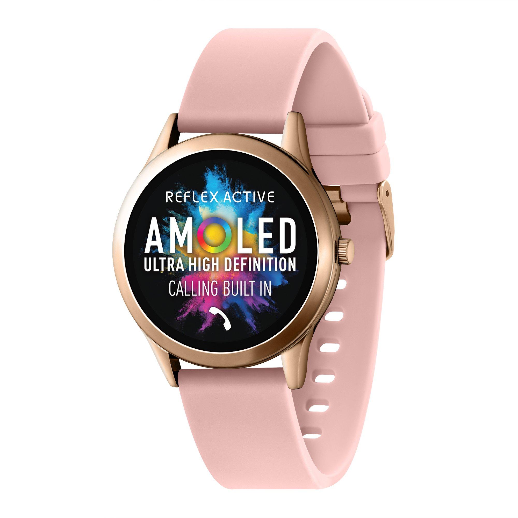 Pink - Reflex Active - Reflex Active Series 31 Amoled Smart Calling Watch - 1
