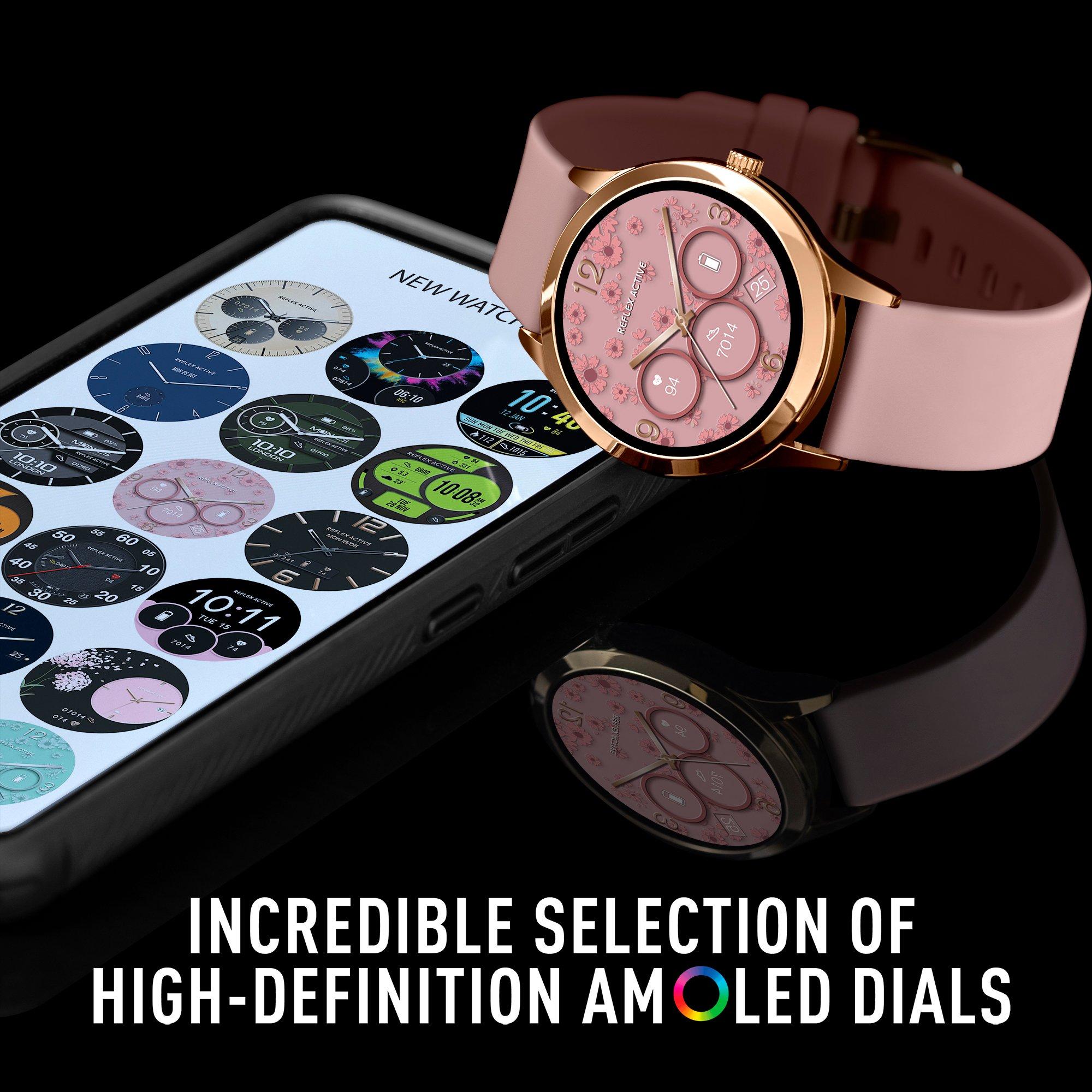 Pink - Reflex Active - Reflex Active Series 31 Amoled Smart Calling Watch - 4