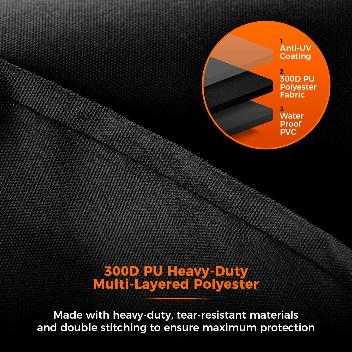 Black - Tower - Cover For Wood Burner Chiminea - 5