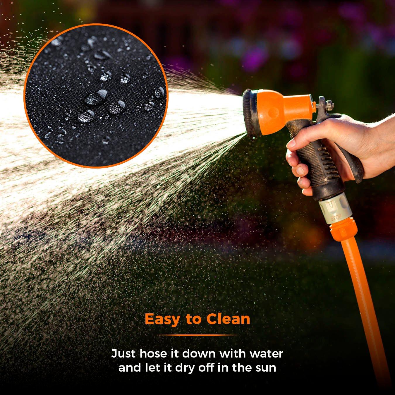 Black - Tower - Cover For Wood Burner Chiminea - 6