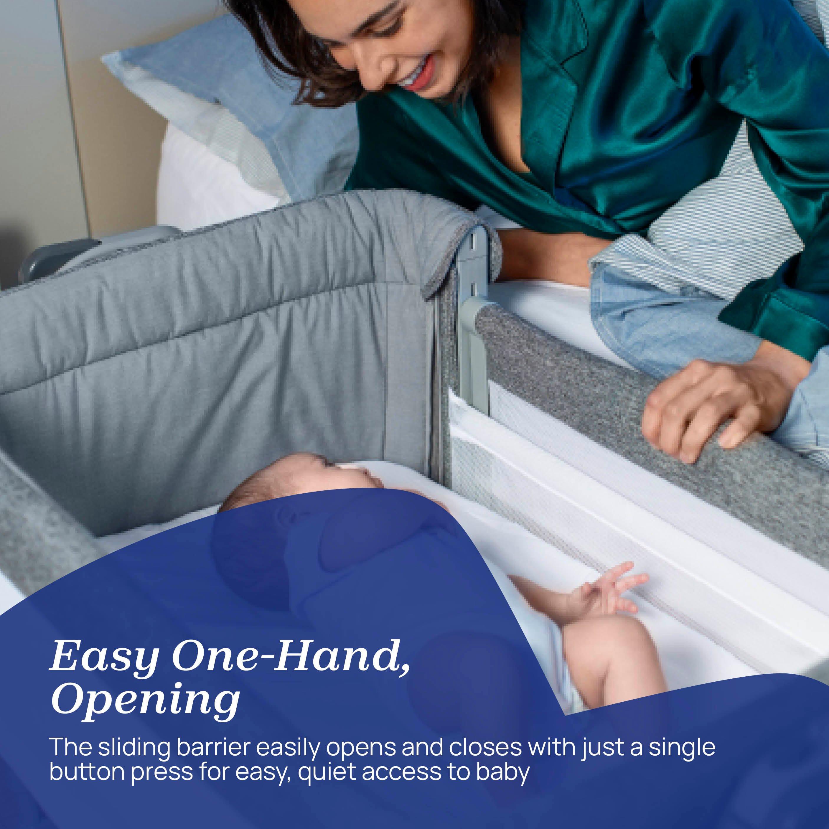 Dark Grey - Chicco - Next2Me Magic Evo Bedside Crib - 3