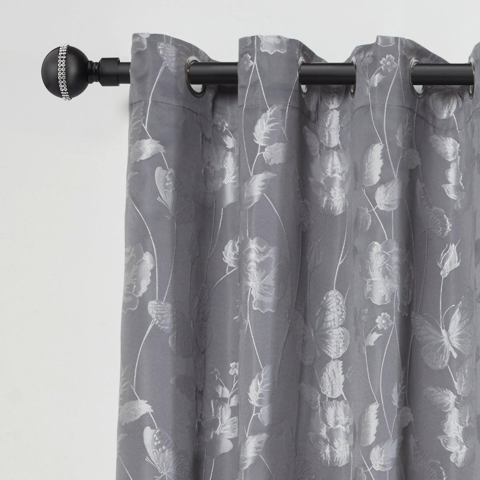 Matt Black - Emma Barclay - Curtain Pole Extendable Diamond - 3