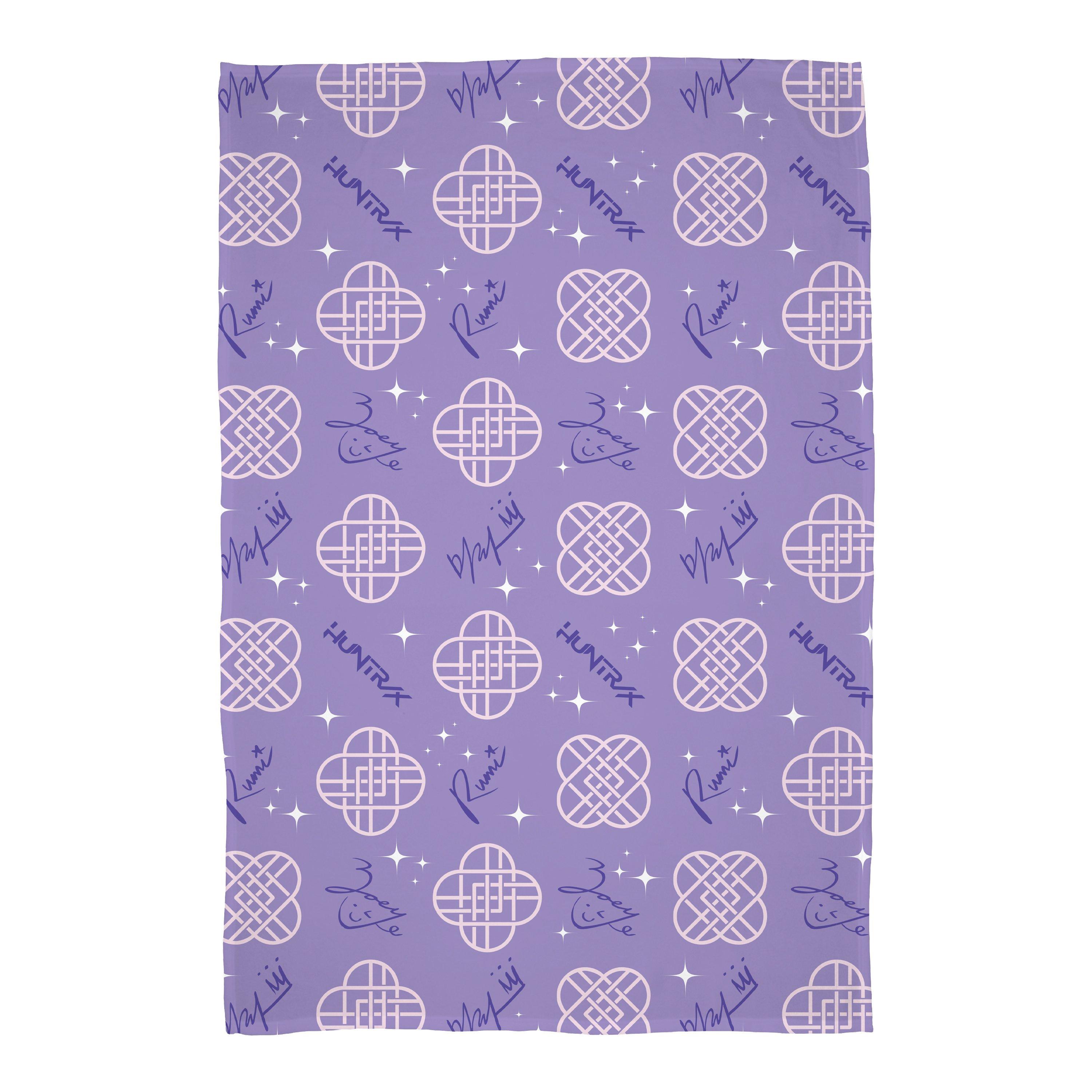 Purple - K Pop Demon Hunters - KPop Demon Hunters Golden Fleece Blanket - 1