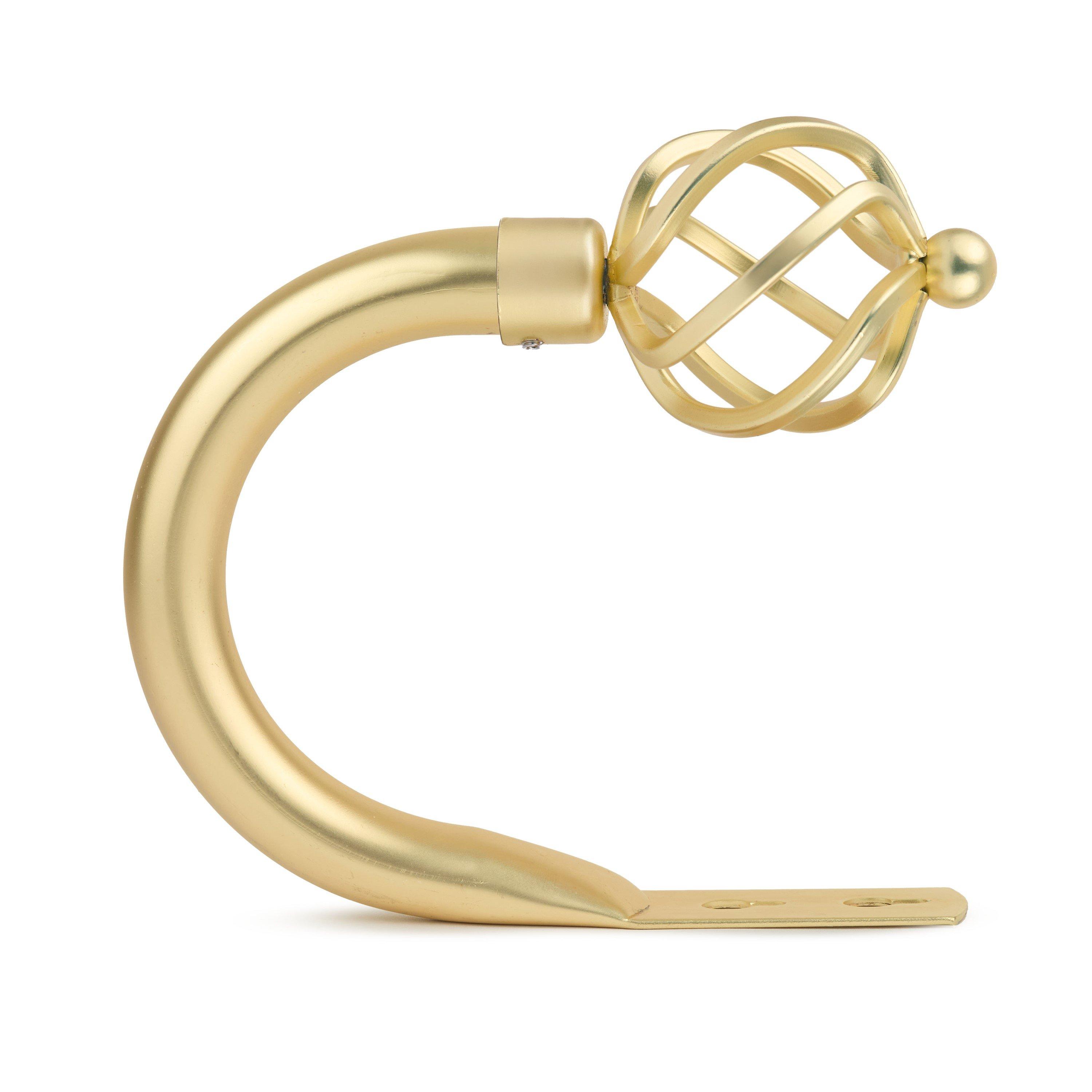 Matt Gold - Emma Barclay - Metal Holdback Pair Tiebacks Bird Cage - 4