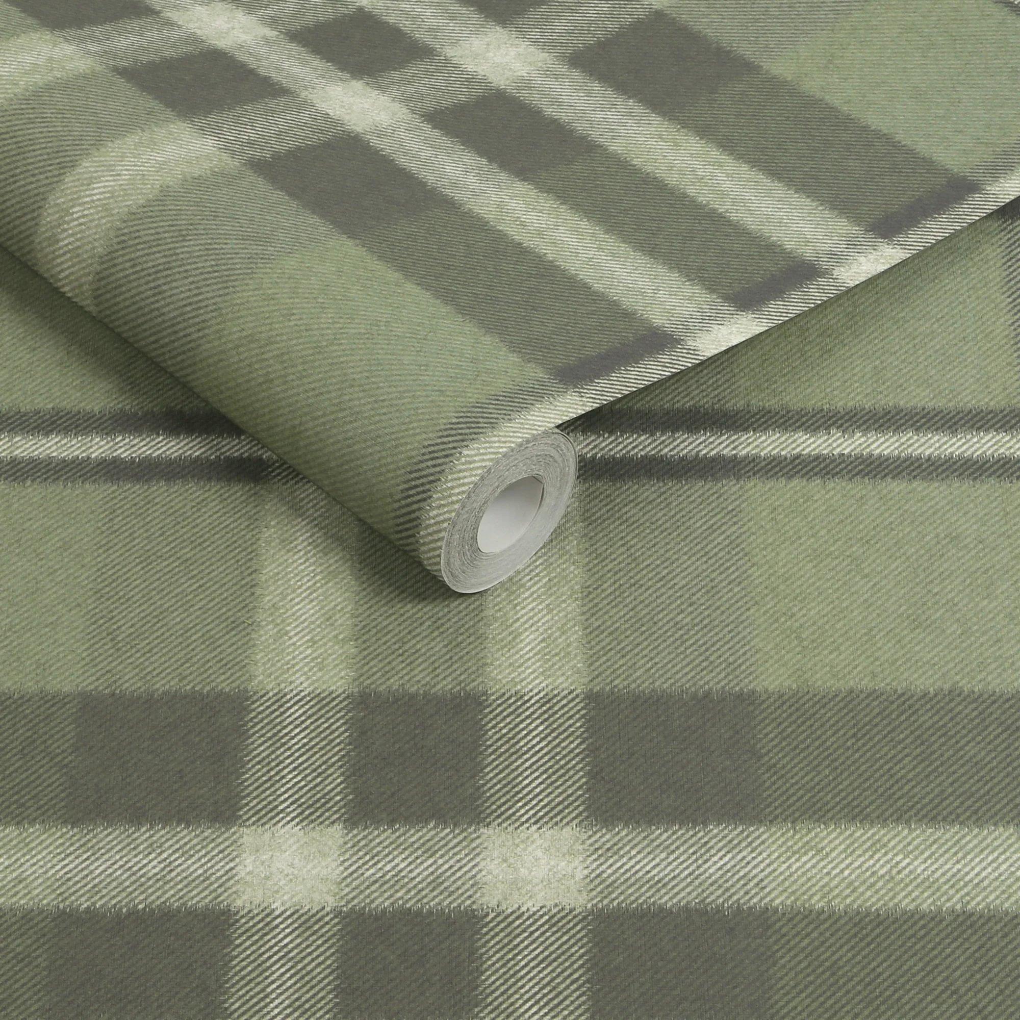 Forest Green - Superfresco Easy - Eildon Weave Forest Wallpaper - 3