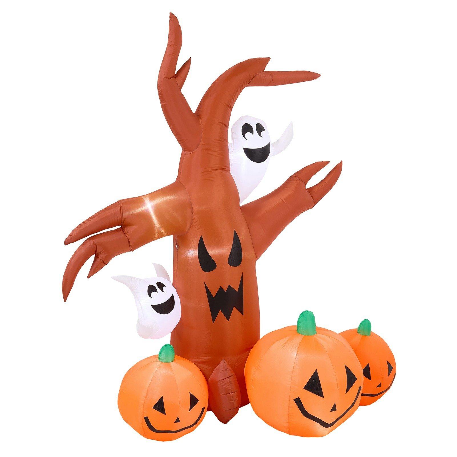 Brown - LIFE IDEAS - 2.4M Halloween Inflatable Haunted Tree - 4
