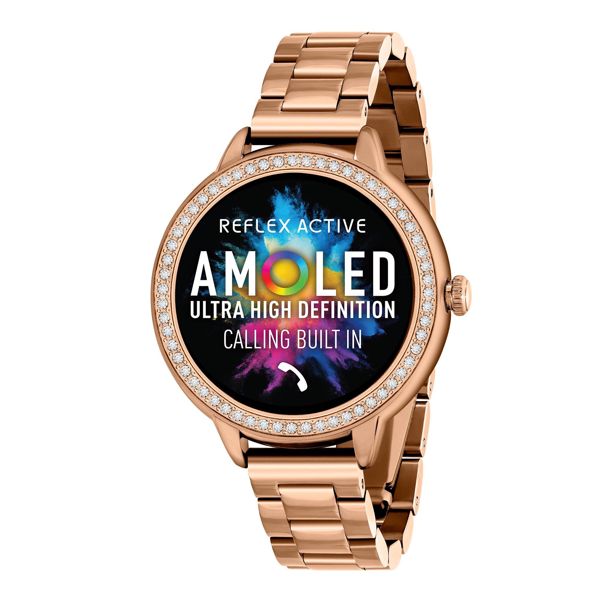 Reflex Active  Series 41 Amoled Watch Rose Gold