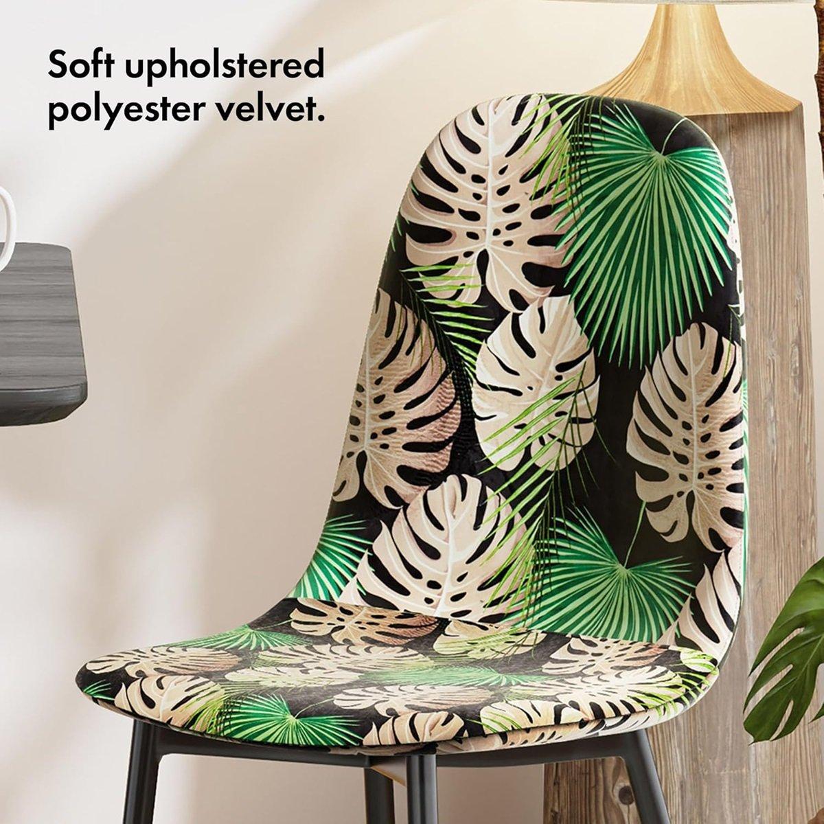 Multi - VonHaus - Leighton Set of 2 Dining Chairs - 6