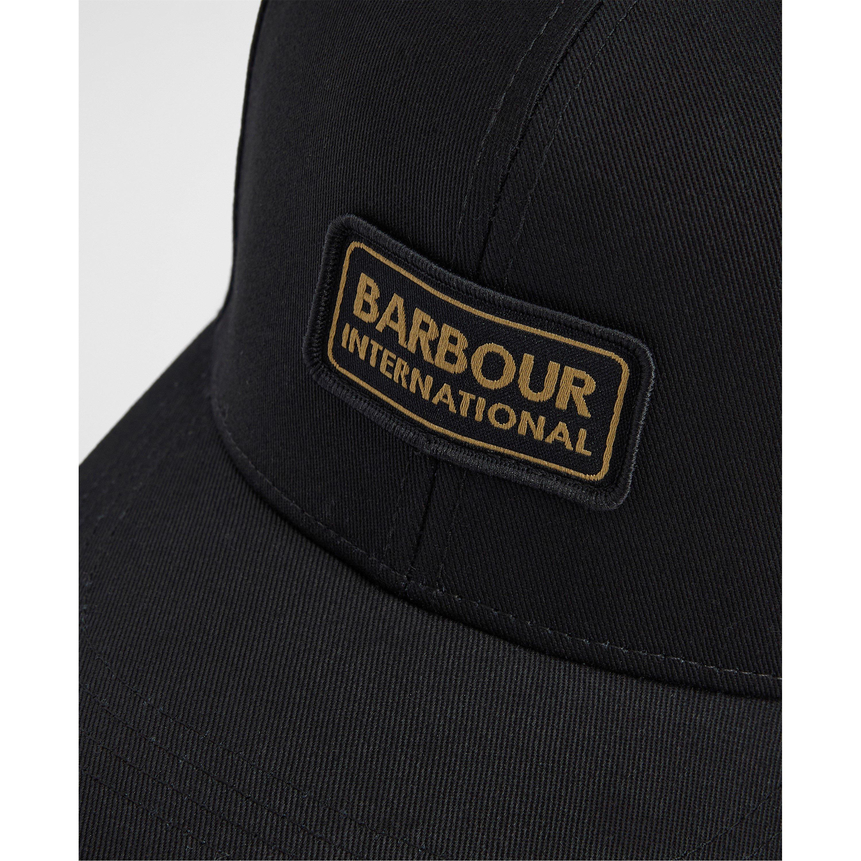 Black - Barbour International - Mens Duke Trucker Cap - 5