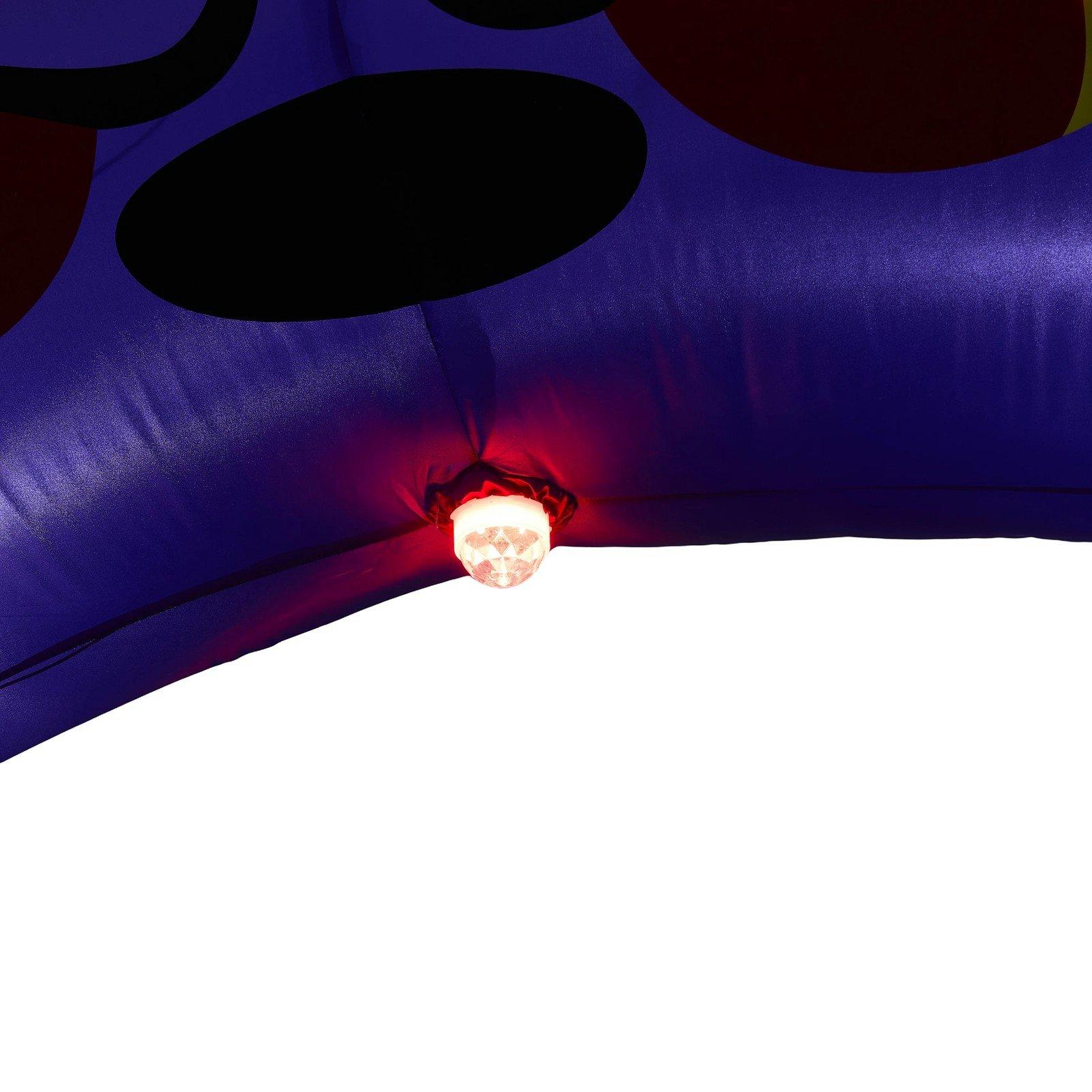 Green/Purple - LIFE IDEAS - 8.2FT Halloween Inflatable Devil Archway - 6