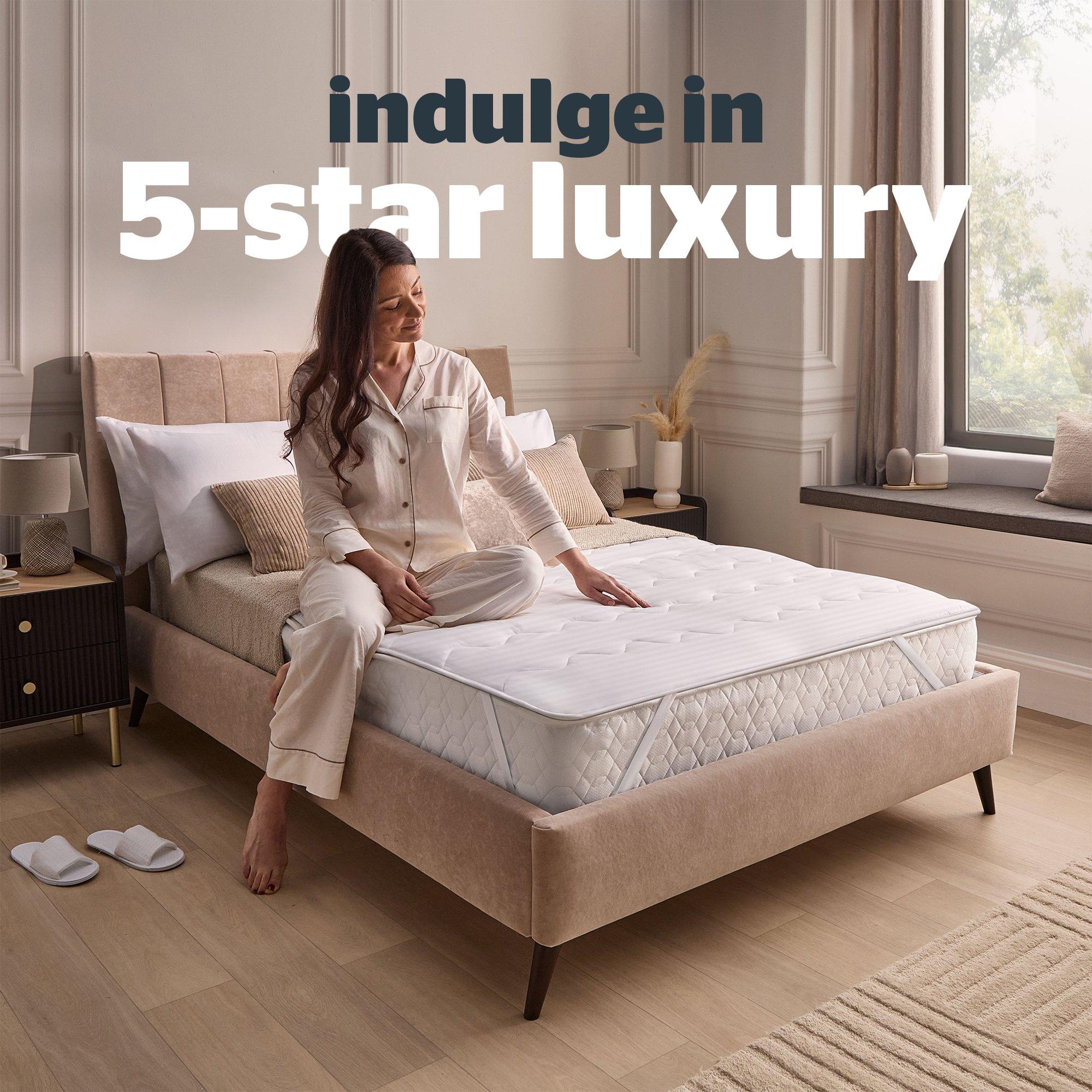 White - Silentnight - Hotel Collection Mattress Protector - 2