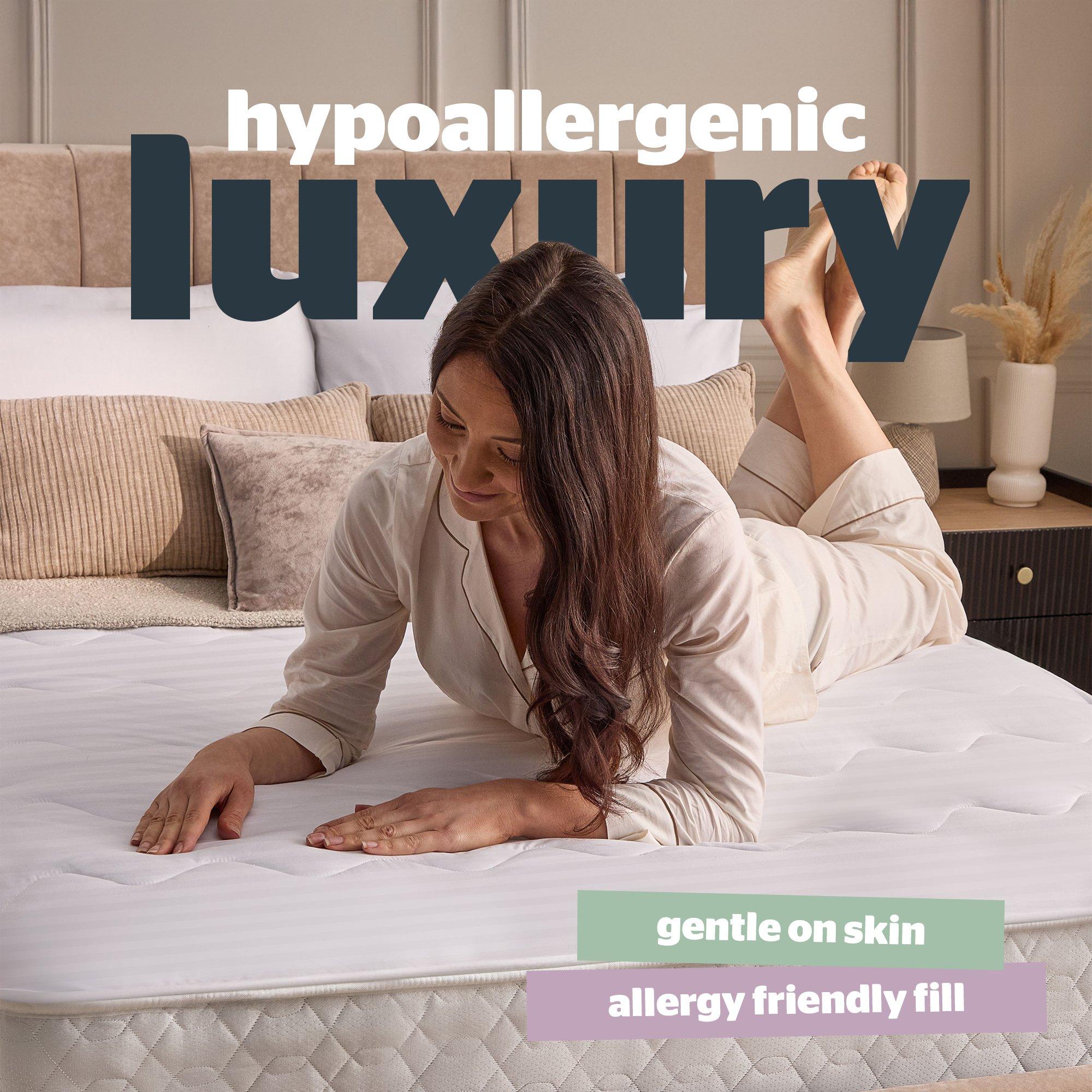 White - Silentnight - Hotel Collection Mattress Protector - 5