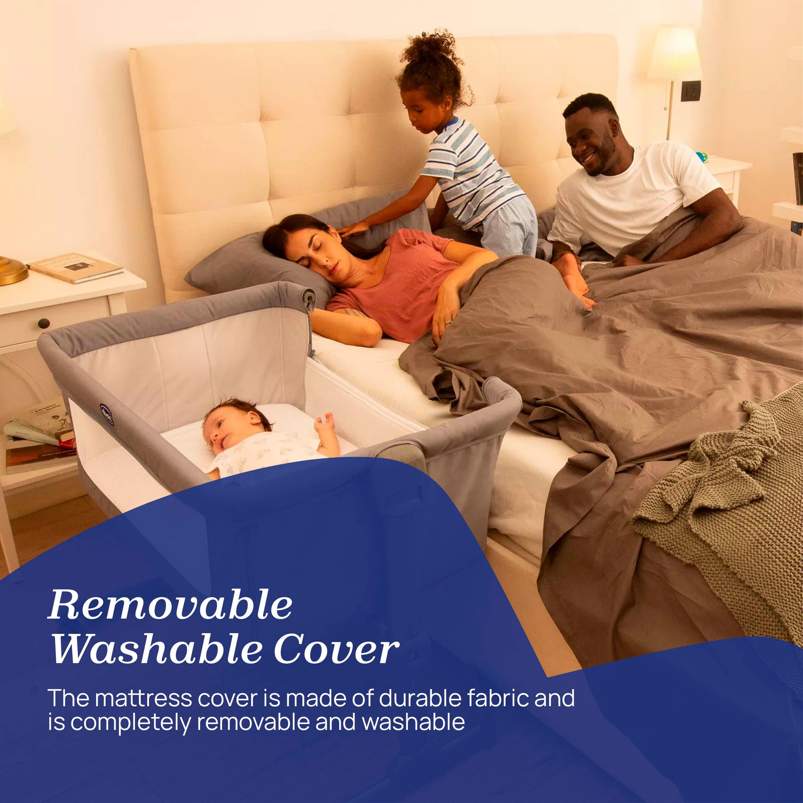 White - Chicco - Next2Me Replacement Mattress - 3