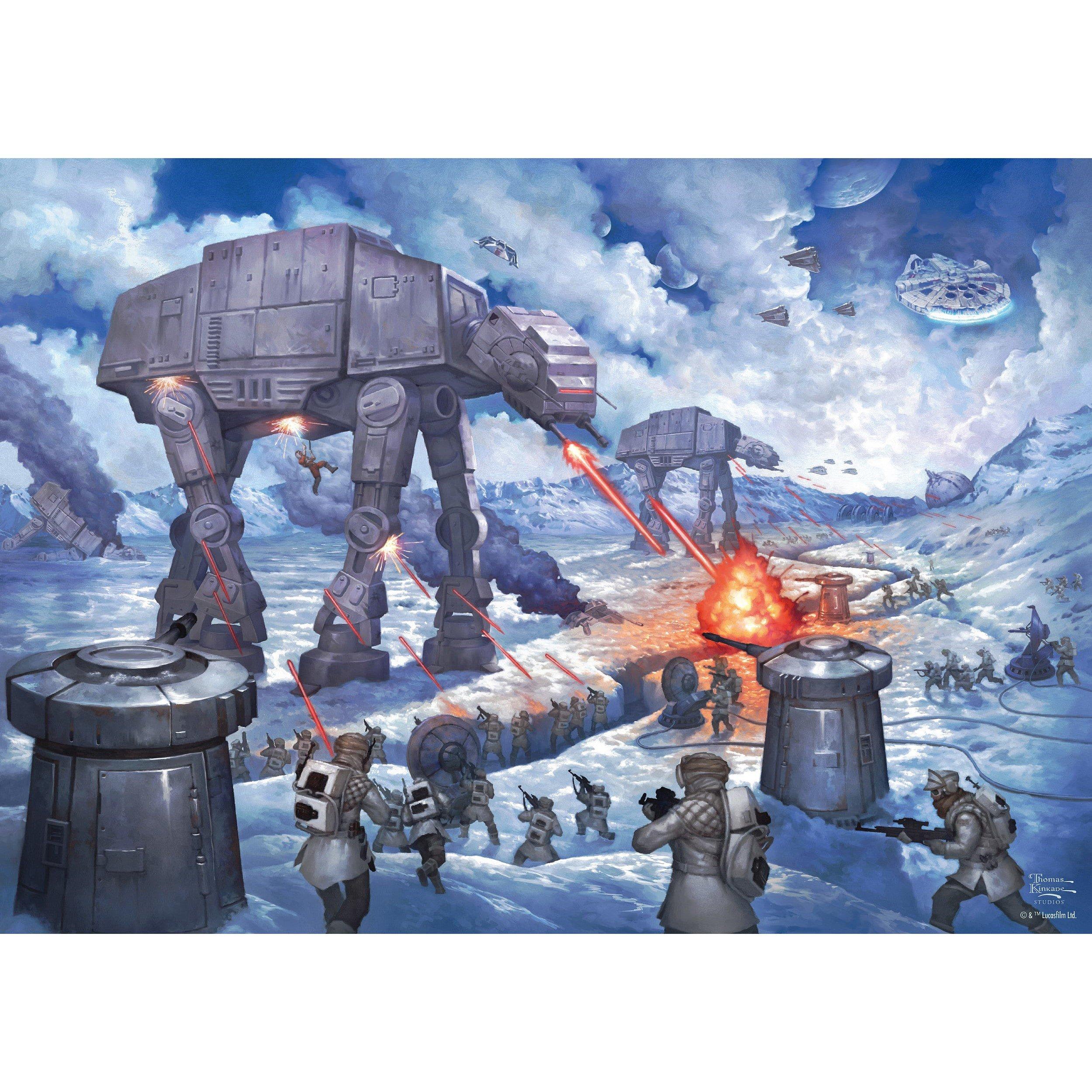 Merchandise - Star Wars - Thomas Kinkade: Star Wars Battle of Hoth (1000pc) - 2