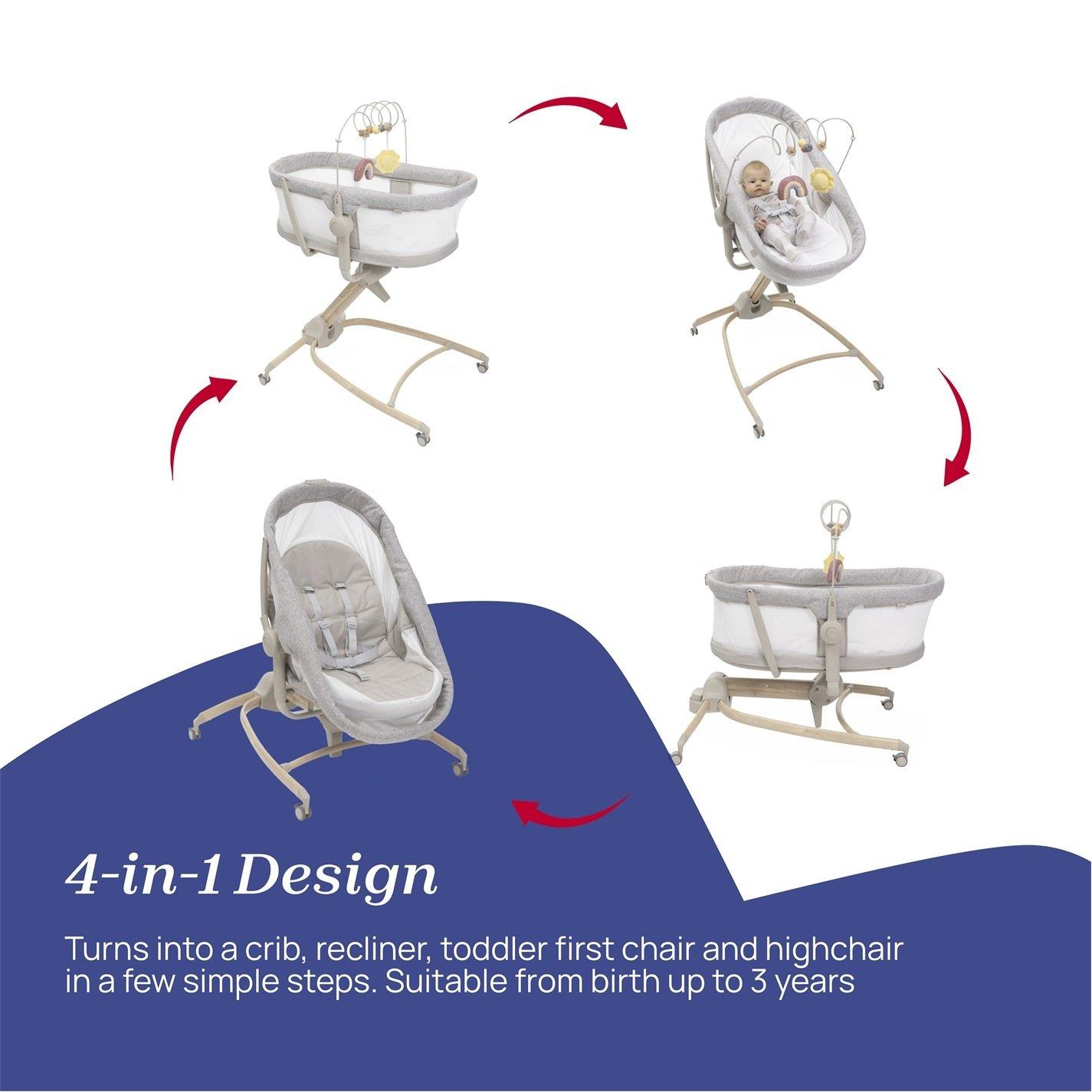 Scandinavian - Chicco - Baby Hug 4-in-1 Newborn to Toddler Chair - 3