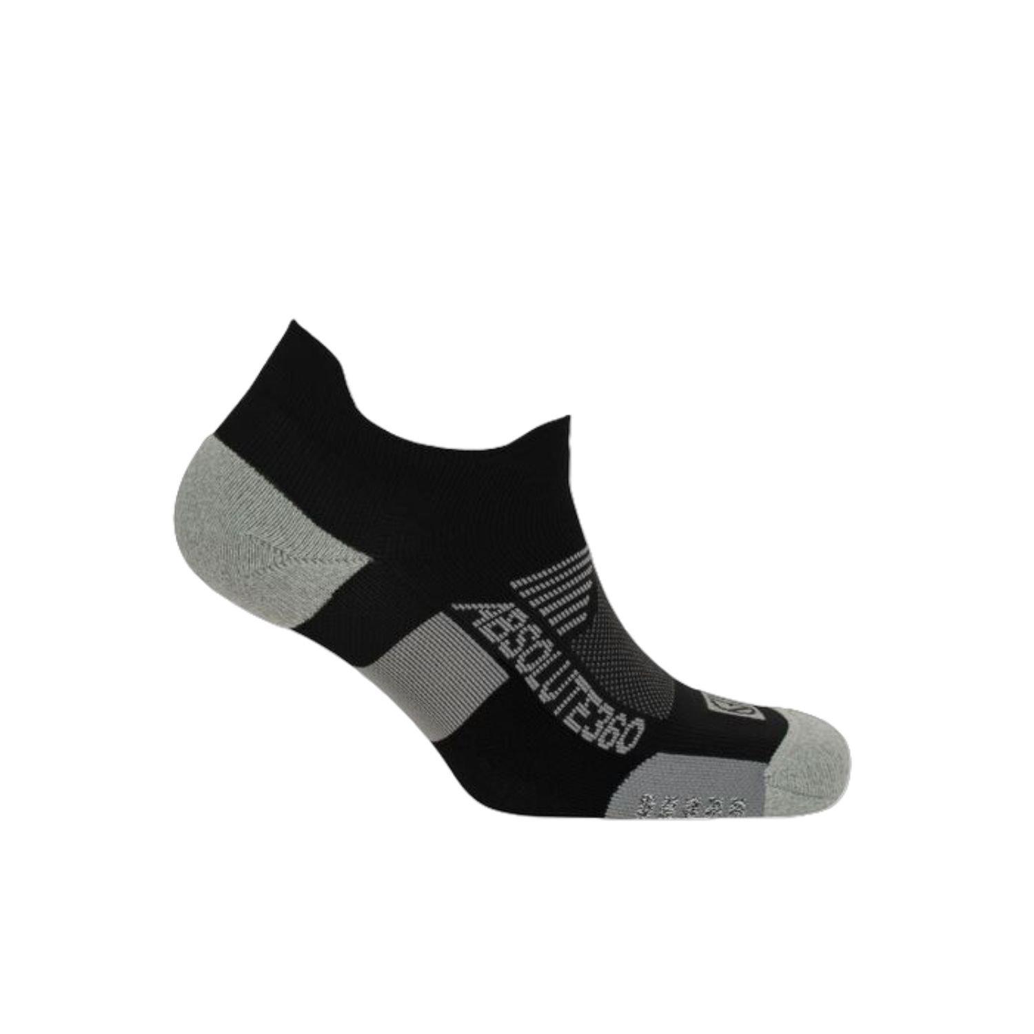 Neutral - Absolute 360 - Performance Running Socks: Low - Black - 1