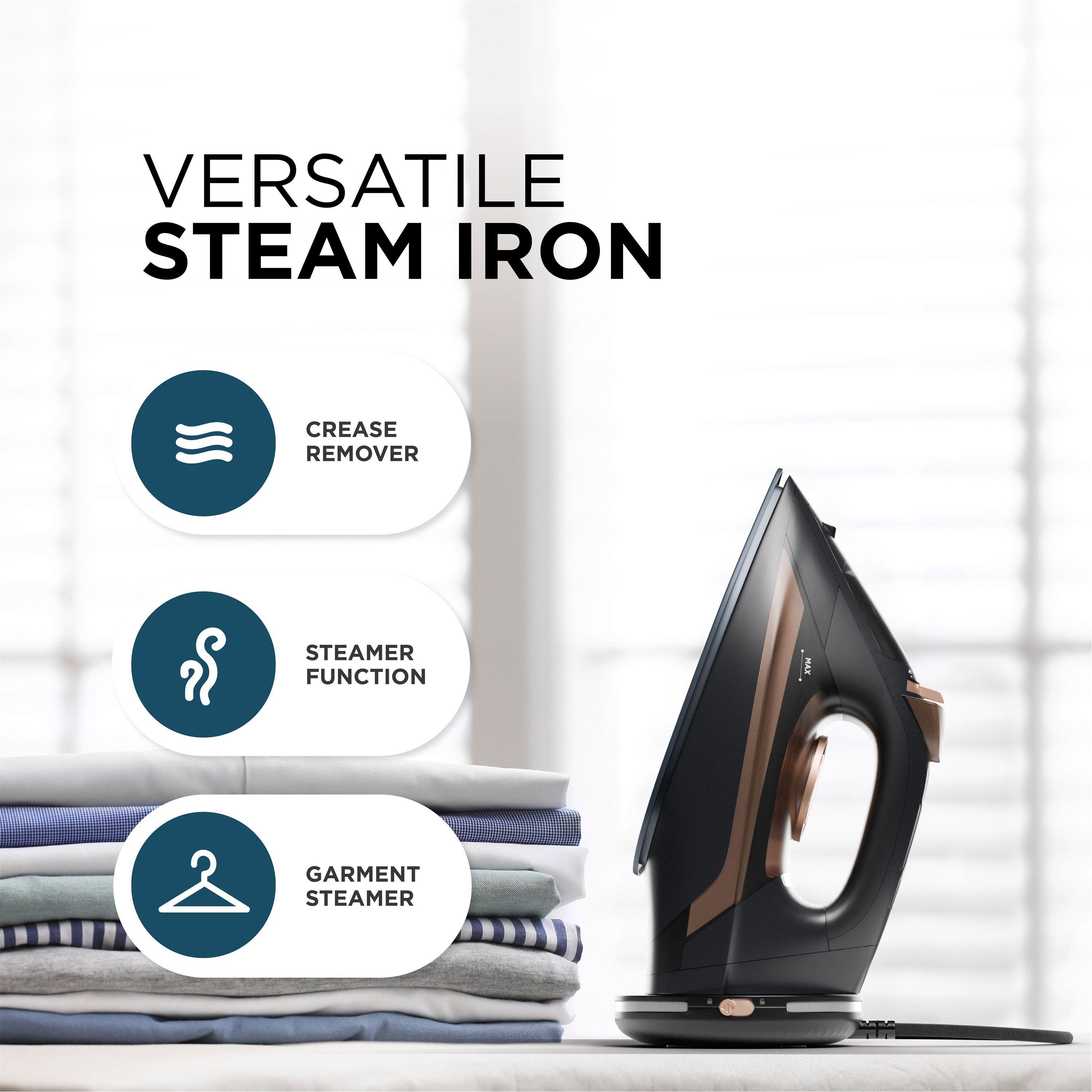 Black - DMD Collective - Cordless Steam Iron ¿ 2800W Power - 3