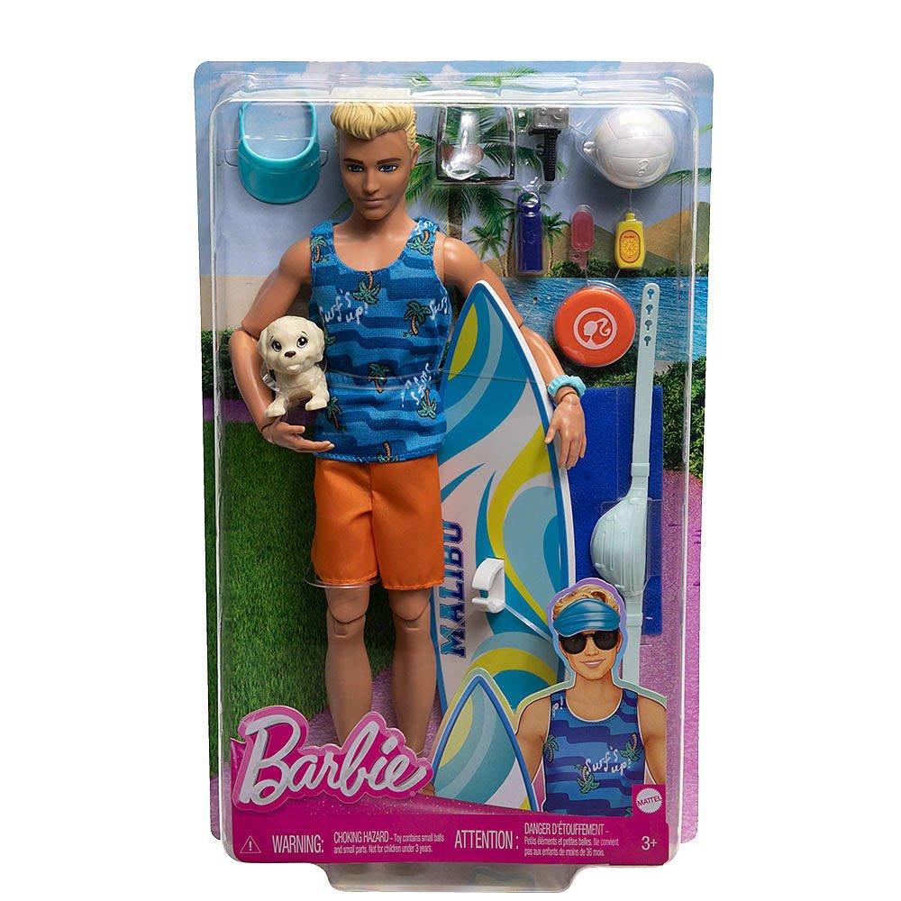 Multi Format An --> Multi Format Un - Barbie - Movie Deluxe Ken and Surfboard - 1