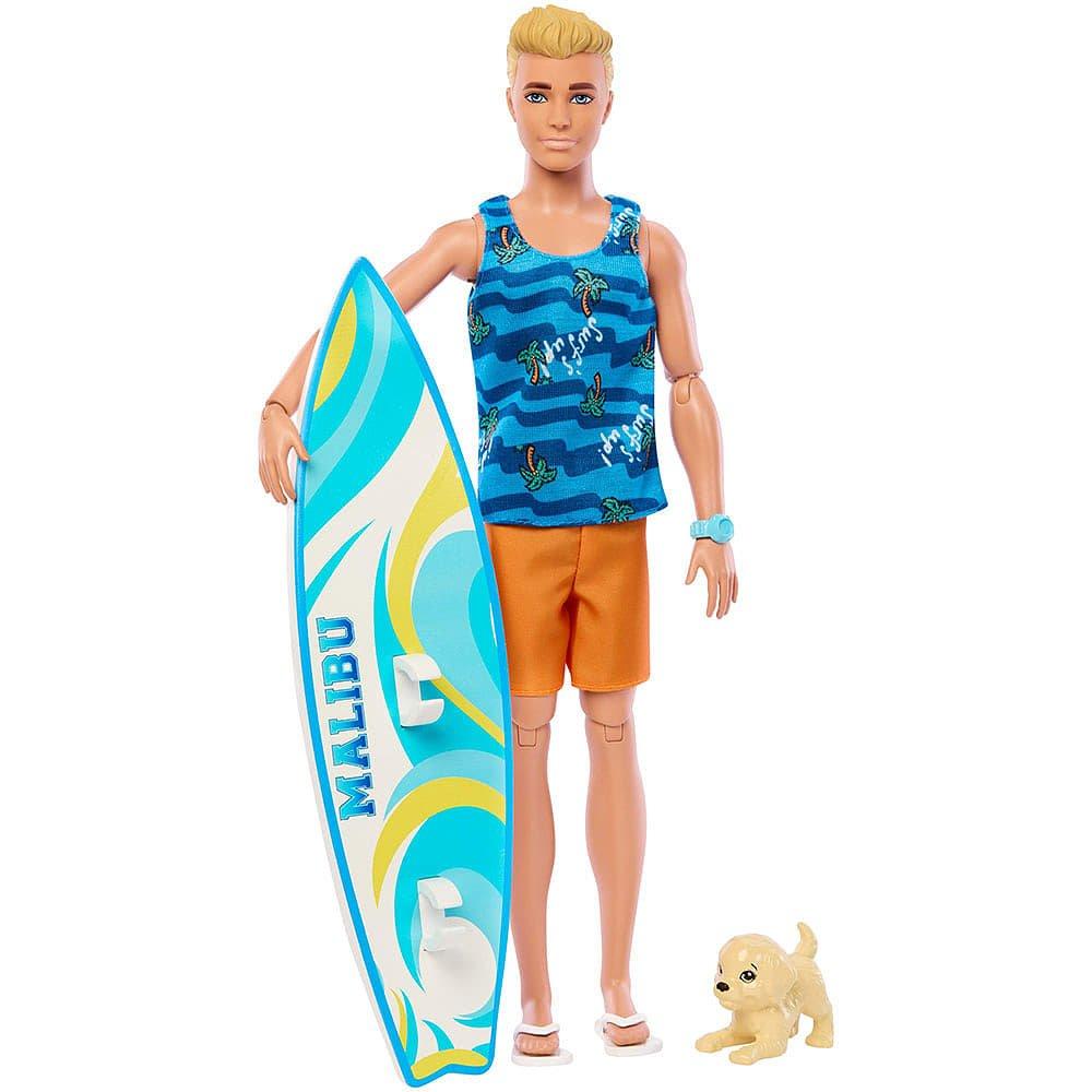 Multi Format An --> Multi Format Un - Barbie - Movie Deluxe Ken and Surfboard - 2