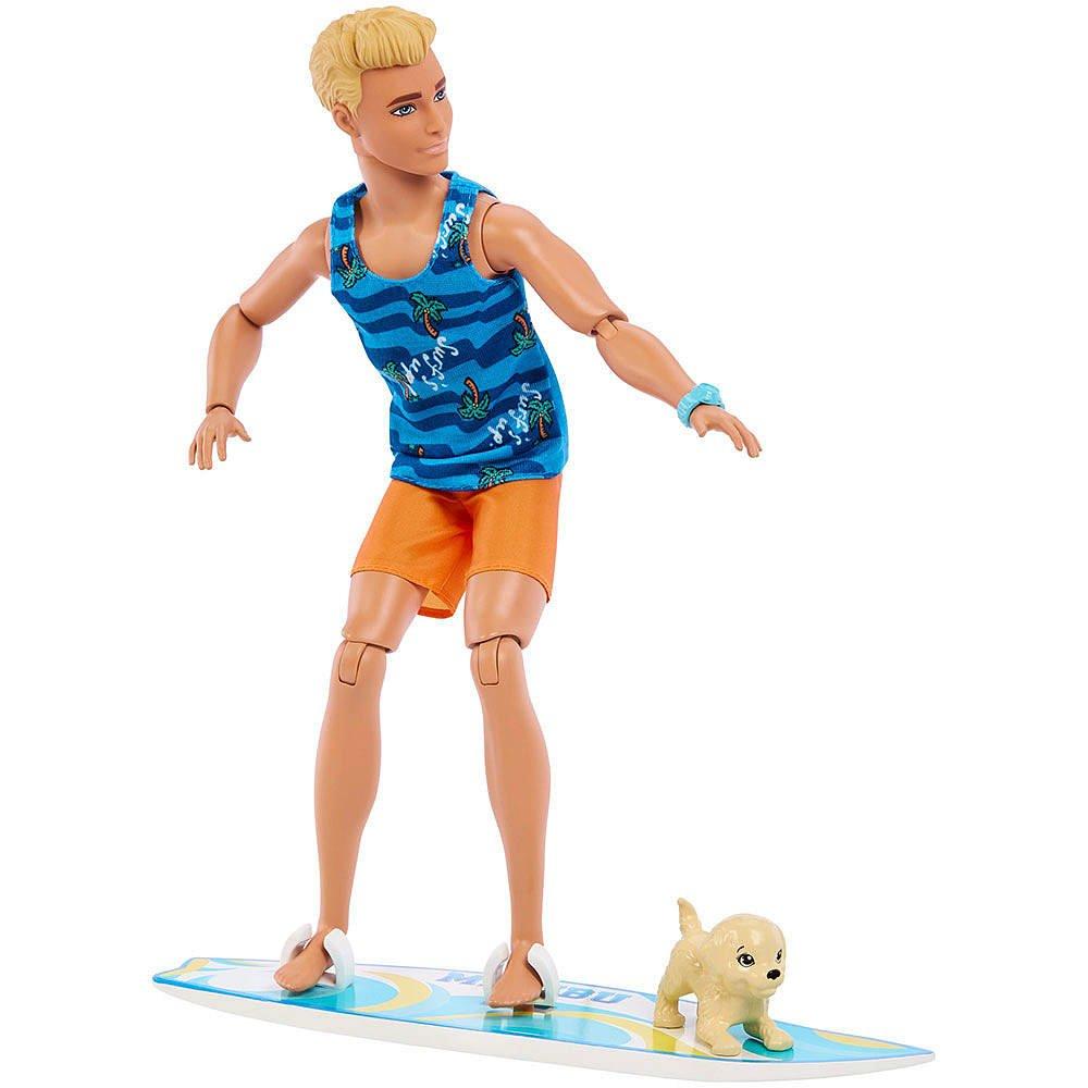 Multi Format An --> Multi Format Un - Barbie - Movie Deluxe Ken and Surfboard - 3