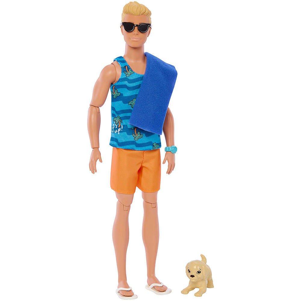 Multi Format An --> Multi Format Un - Barbie - Movie Deluxe Ken and Surfboard - 5