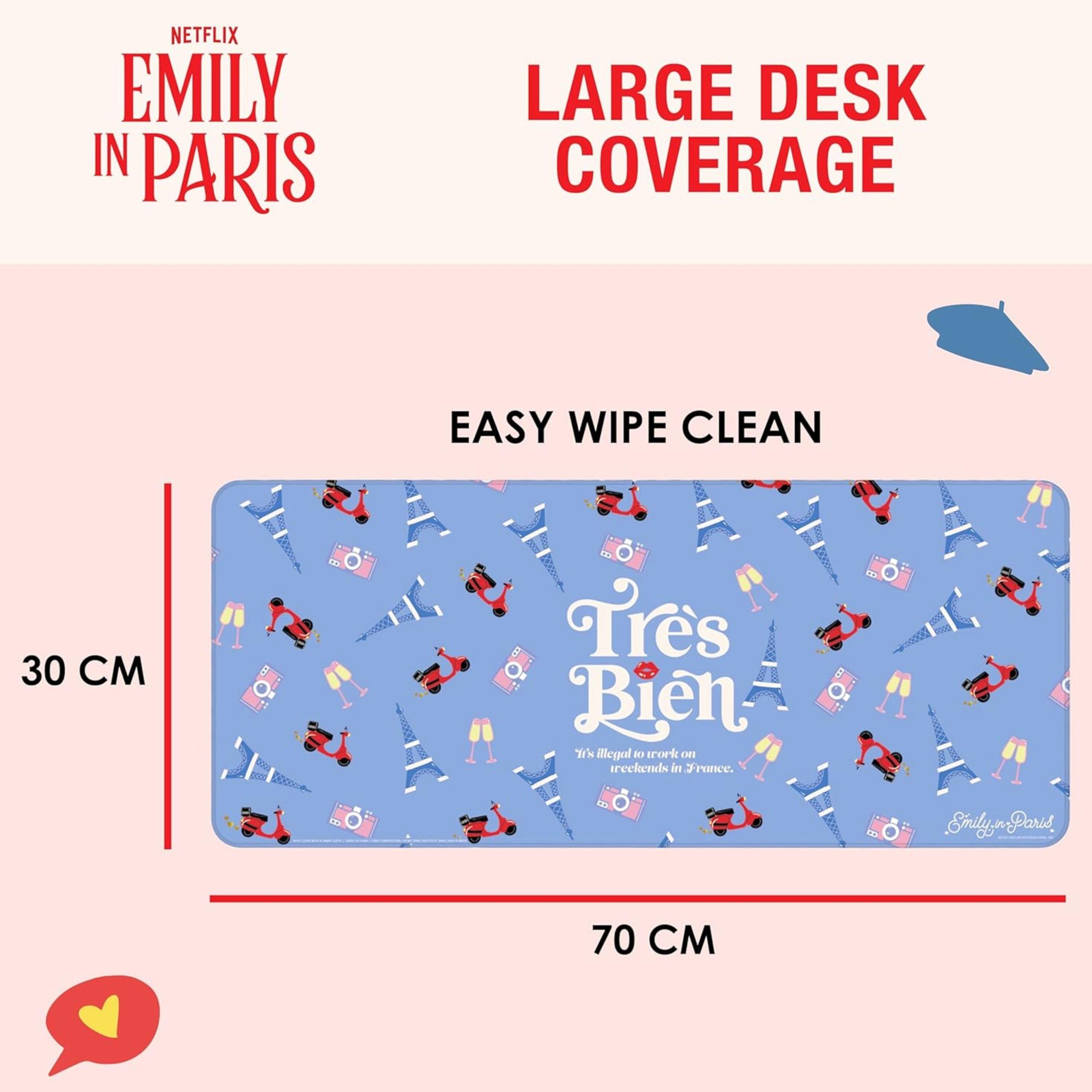 Blue - Unbranded - Emily In Paris Jumbo Desk Mat - 2