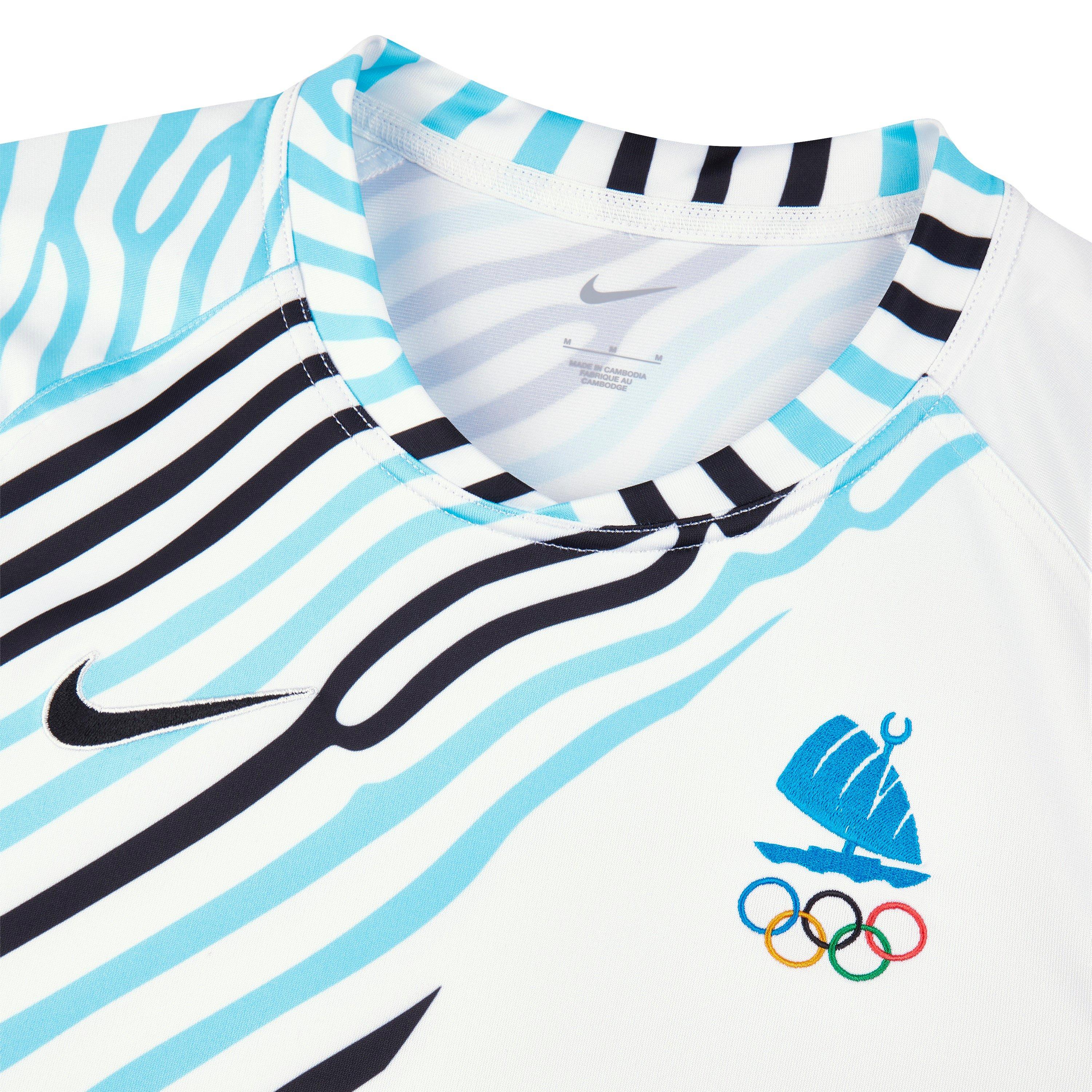 Hvid/Sort - Nike - Fiji Paris Olympics™ 7s Home Shirt 2024 Mens - 5