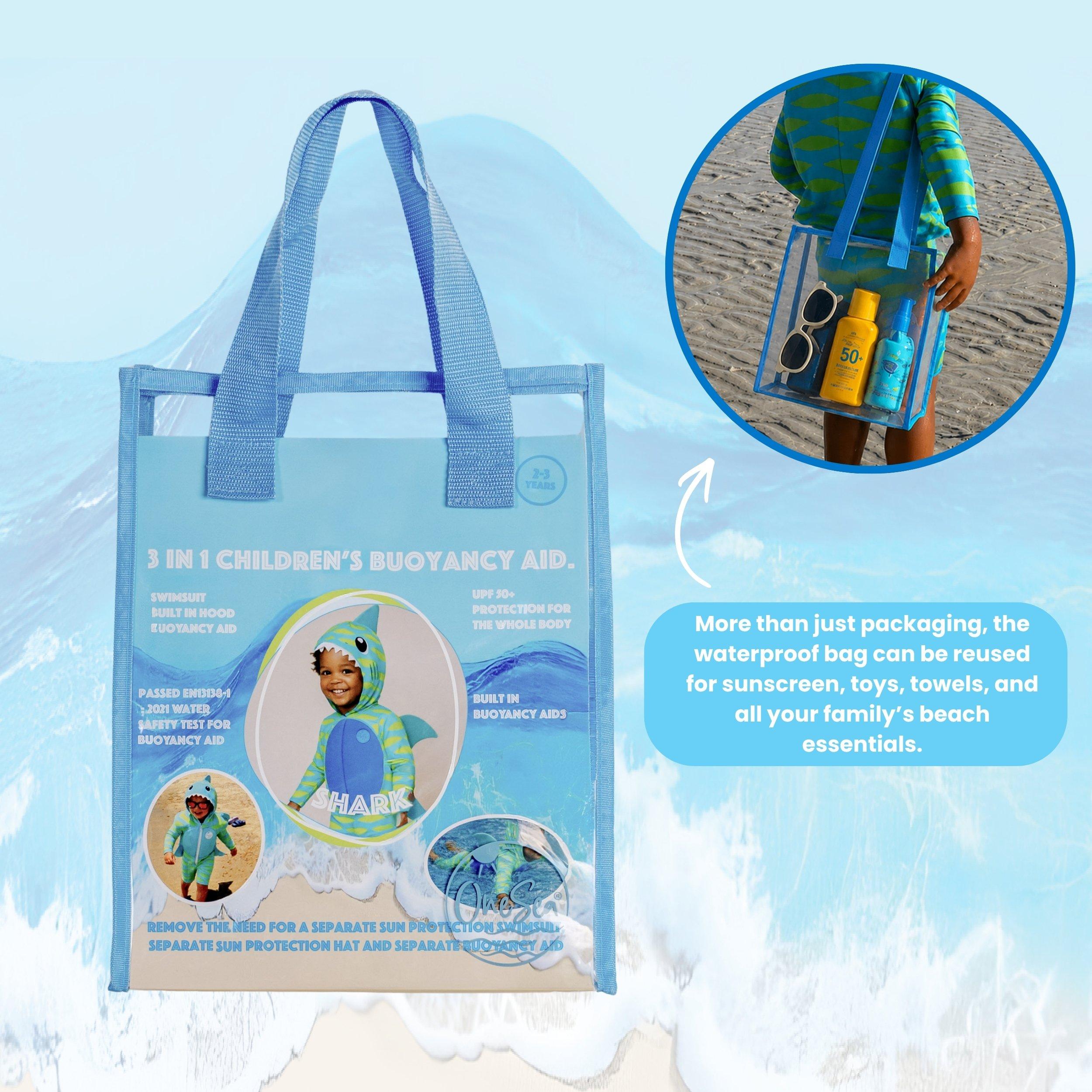 Multi - OneSea - Onesea Shark Outfit - 3-in-1 Children’s Buoyancy Aid - 18 Months - 6