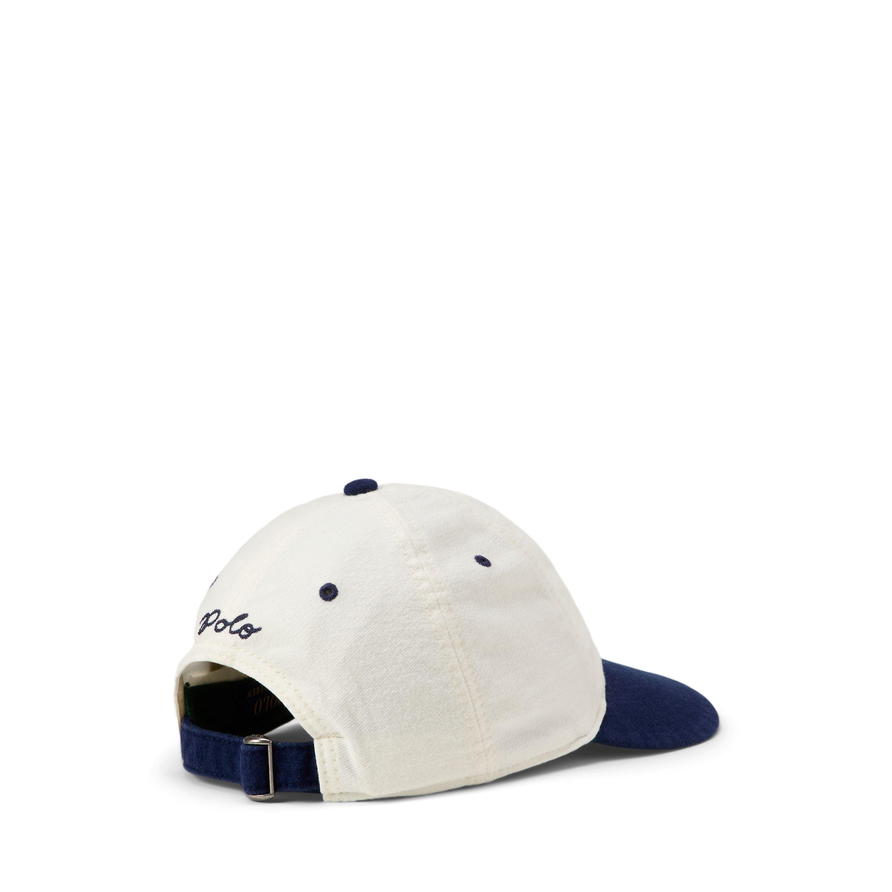 White / Navy - Polo Ralph Lauren - R Baseball Cap - 2