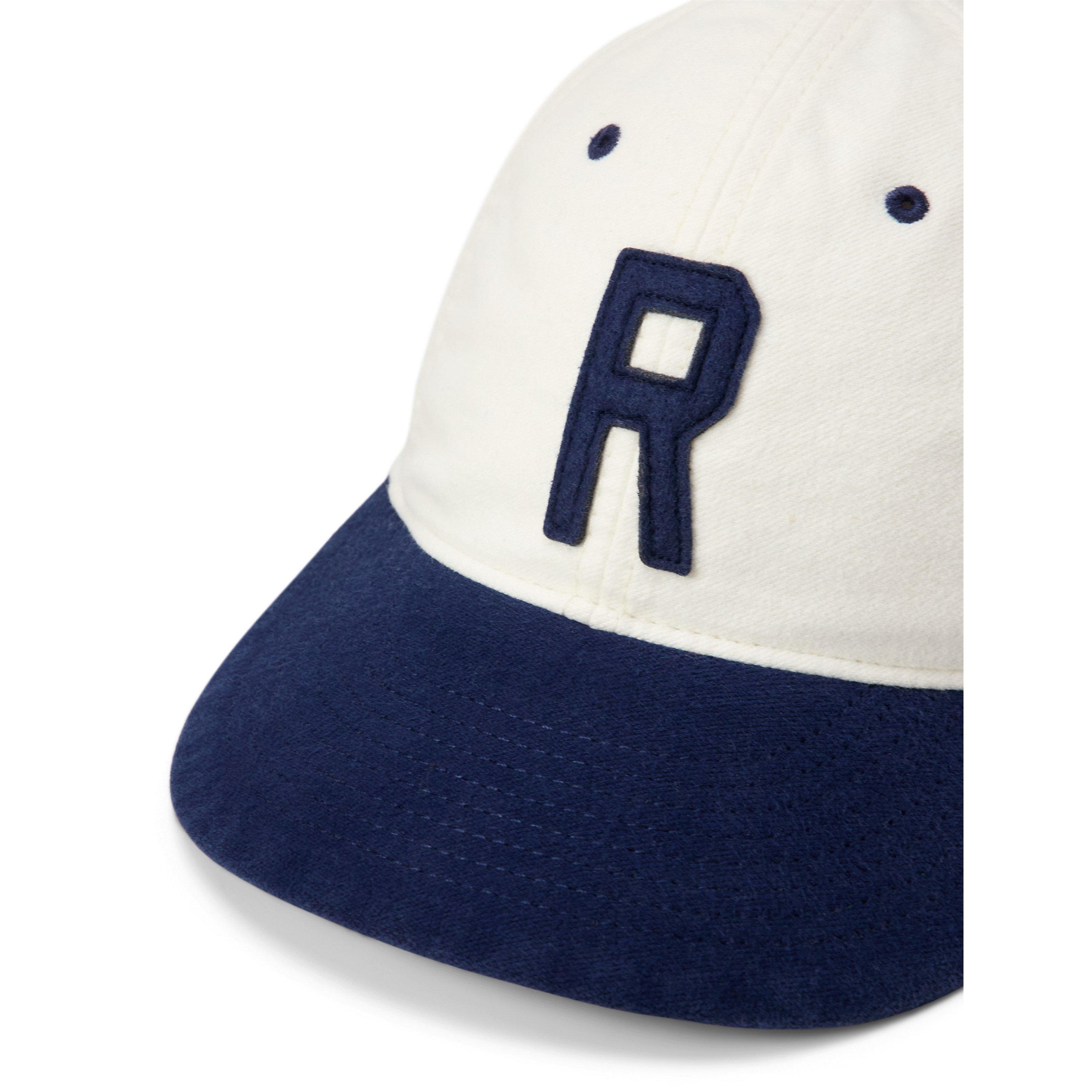 White / Navy - Polo Ralph Lauren - R Baseball Cap - 3