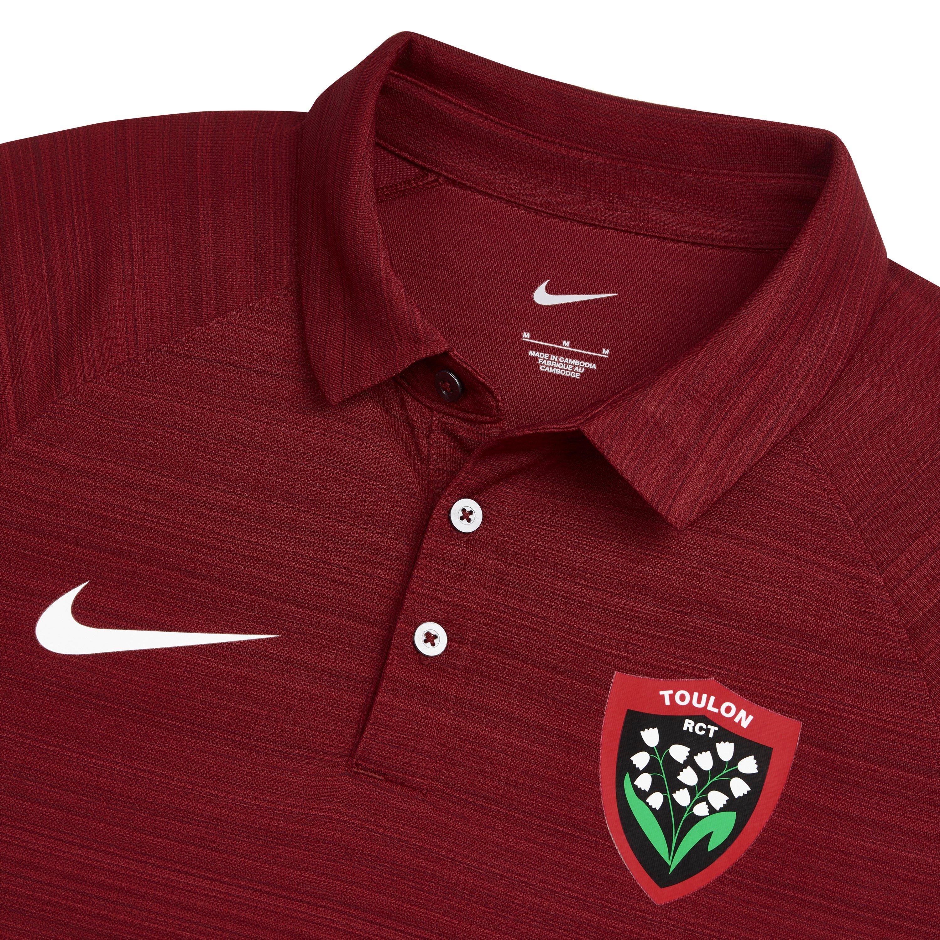 Rood - Nike - RC Toulon Training Polo Shirt 2024 2025 Adults - 3