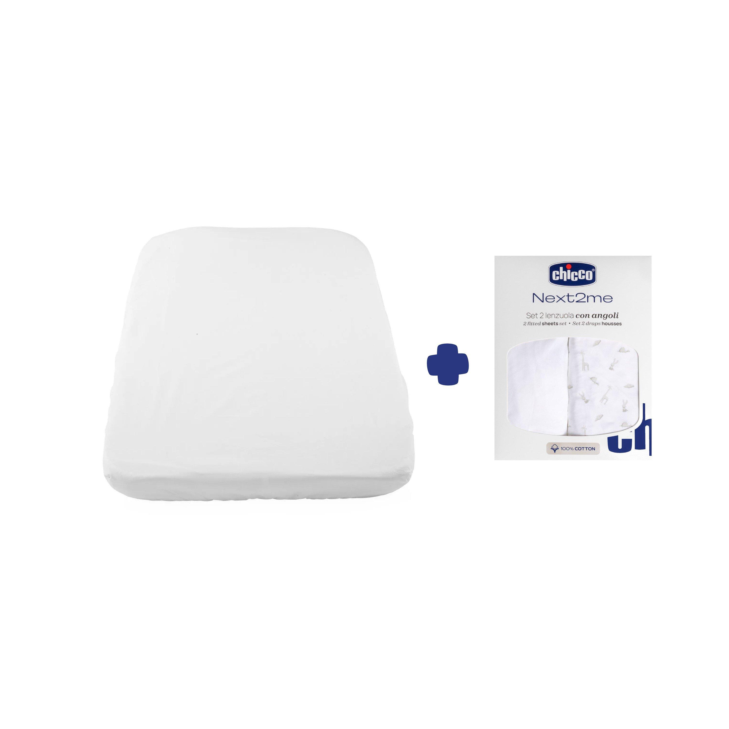 Chicco White Next2me Refresh Bundle In Air - Image 4