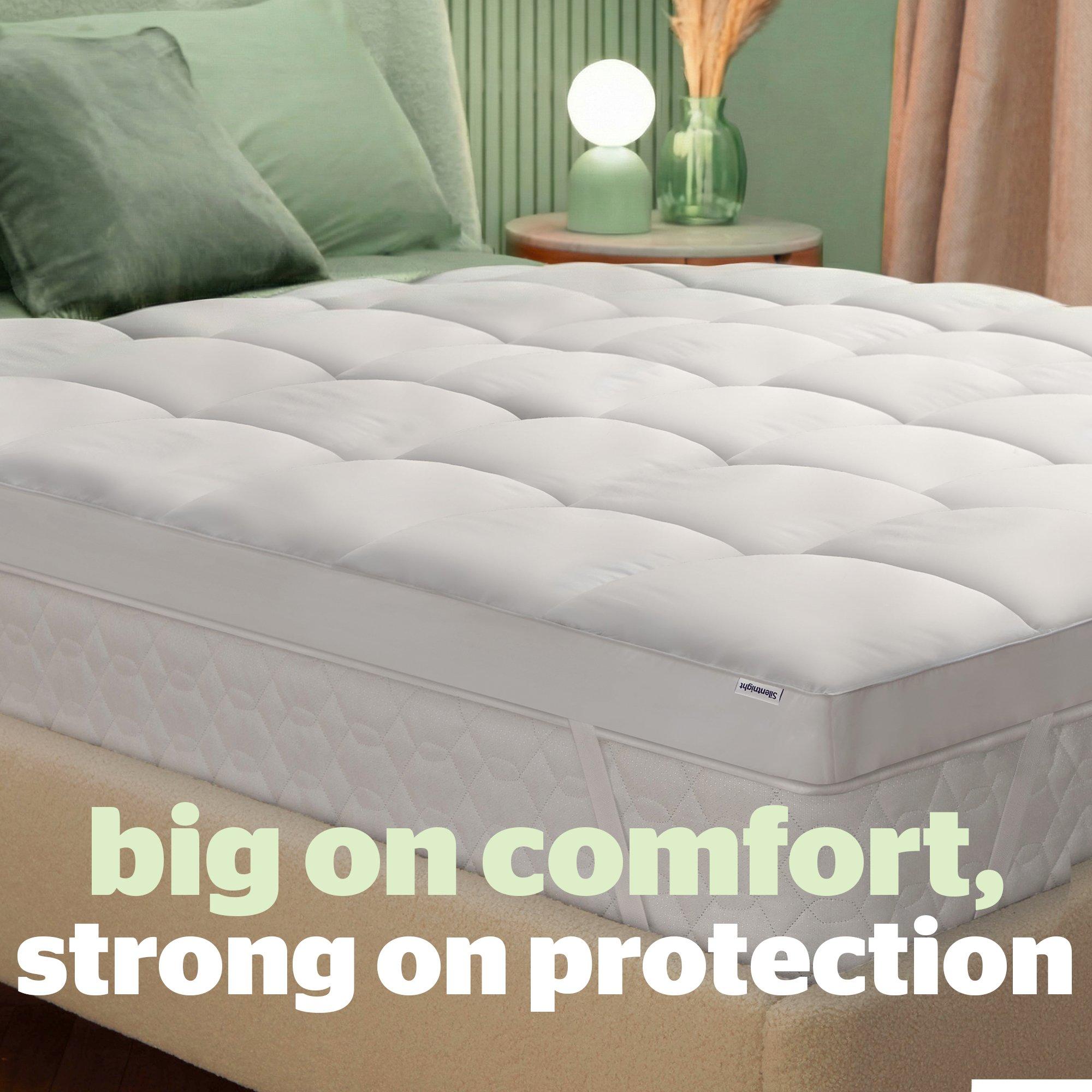 White - Silentnight - Anti-allergy 10cm Ultimate Mattress Topper - 2