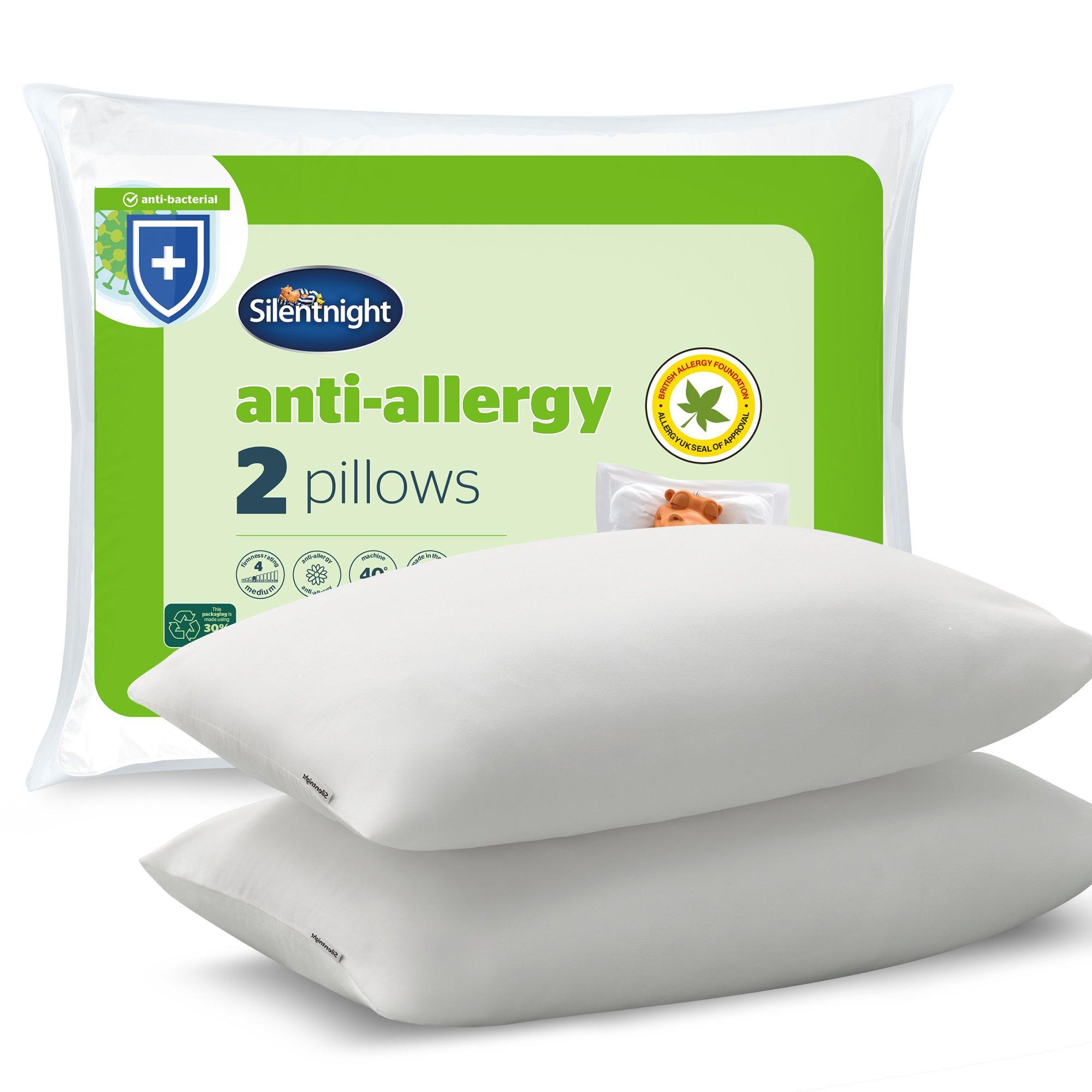 White - Silentnight - Anti-allergy Pillow - 1