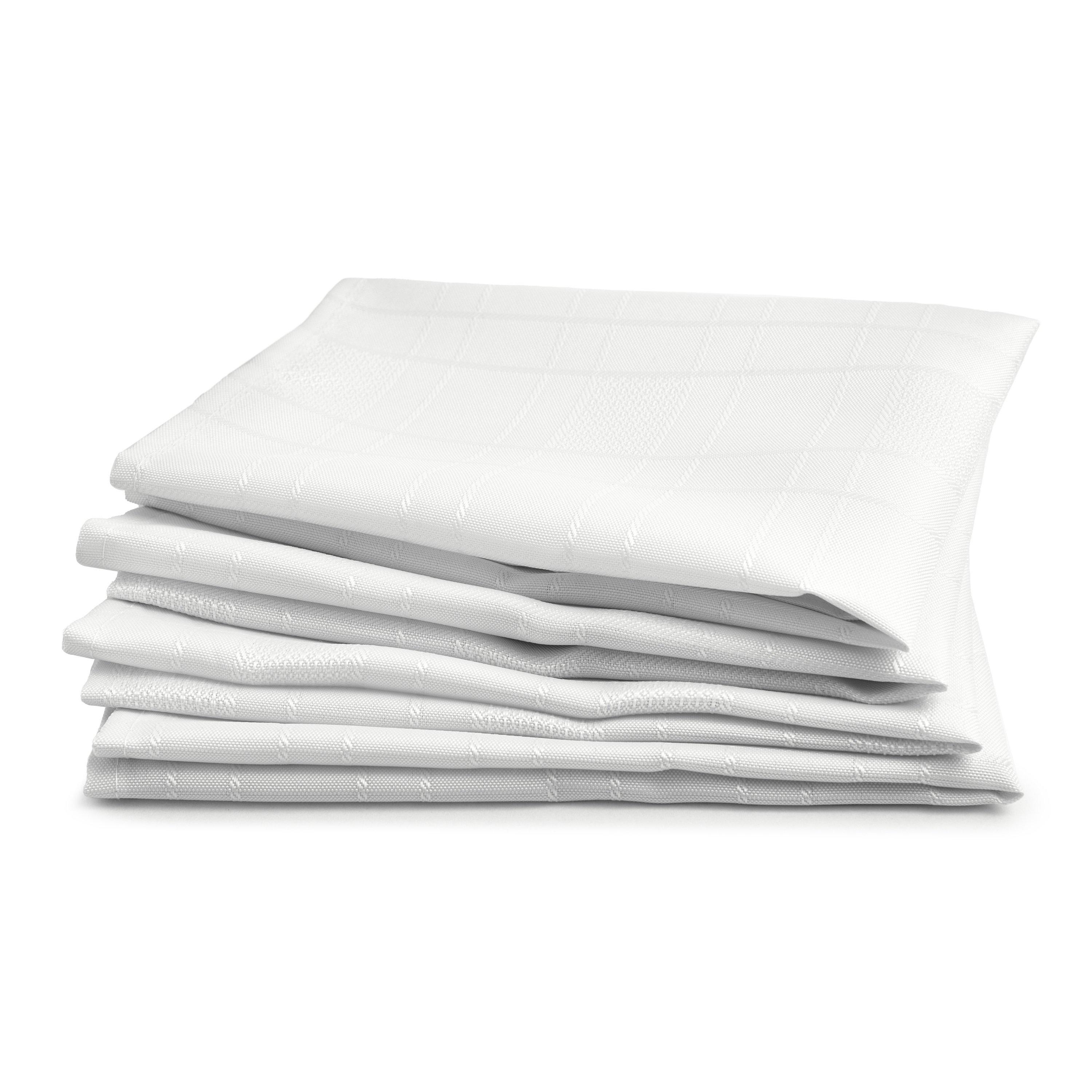 Jacquard Napkins Soft Polyester Chequers