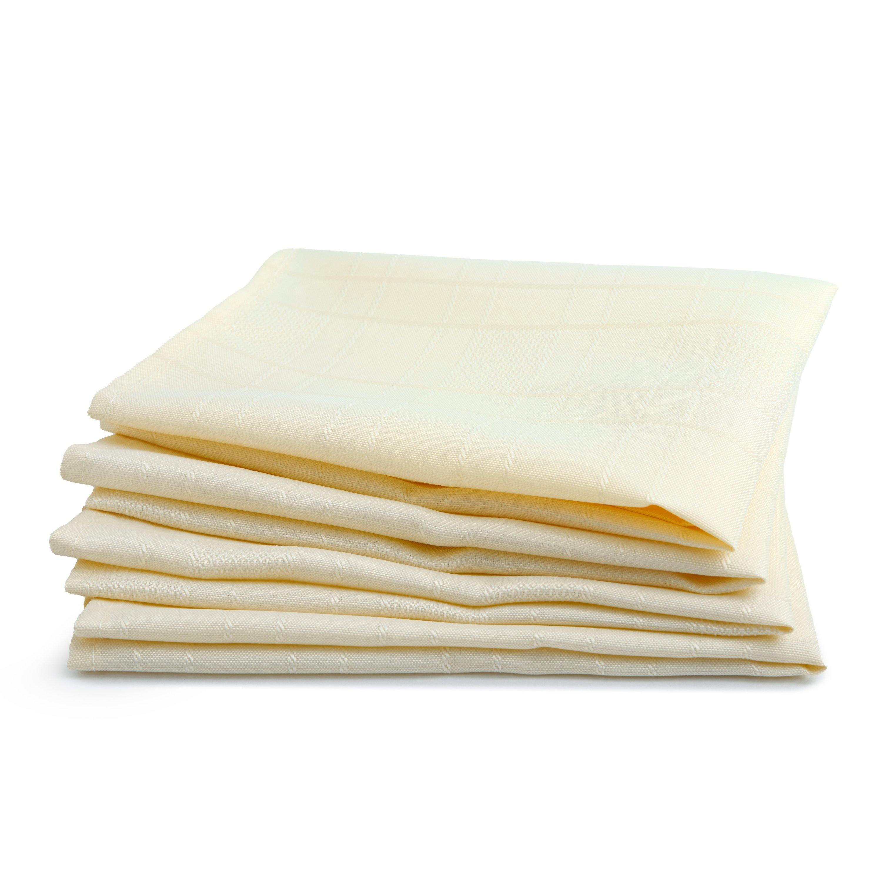 Emma Barclay Jacquard Napkins Soft Polyester Chequers