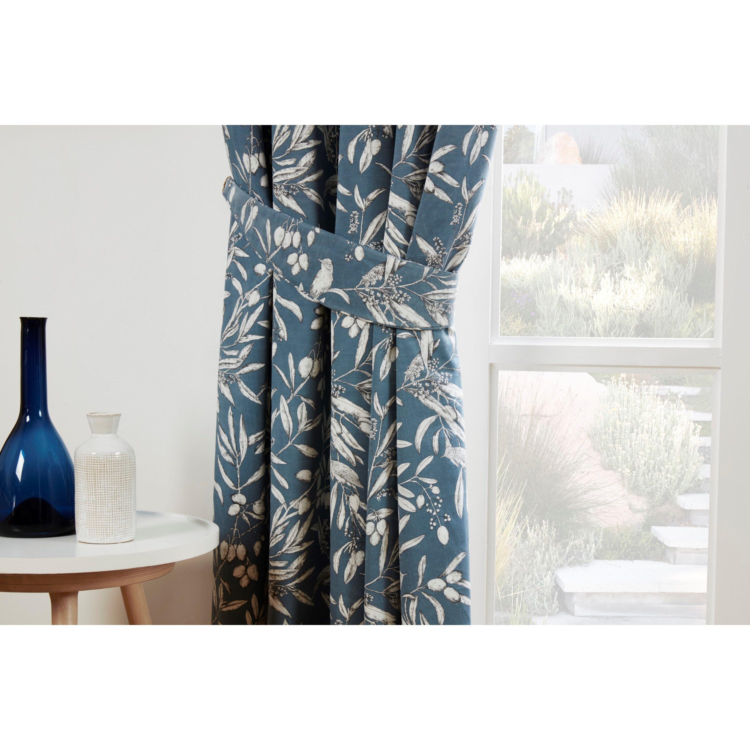 Bluebell - Sundour - Aviary Floral Pencil Pleat Curtains - 3