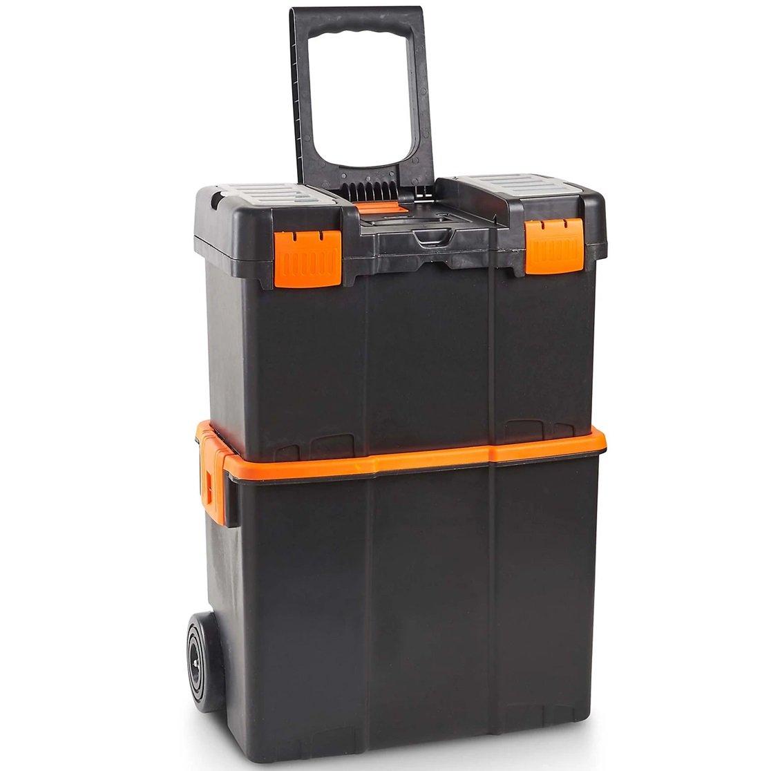 Black - VonHaus - Roller Tool Box - 1
