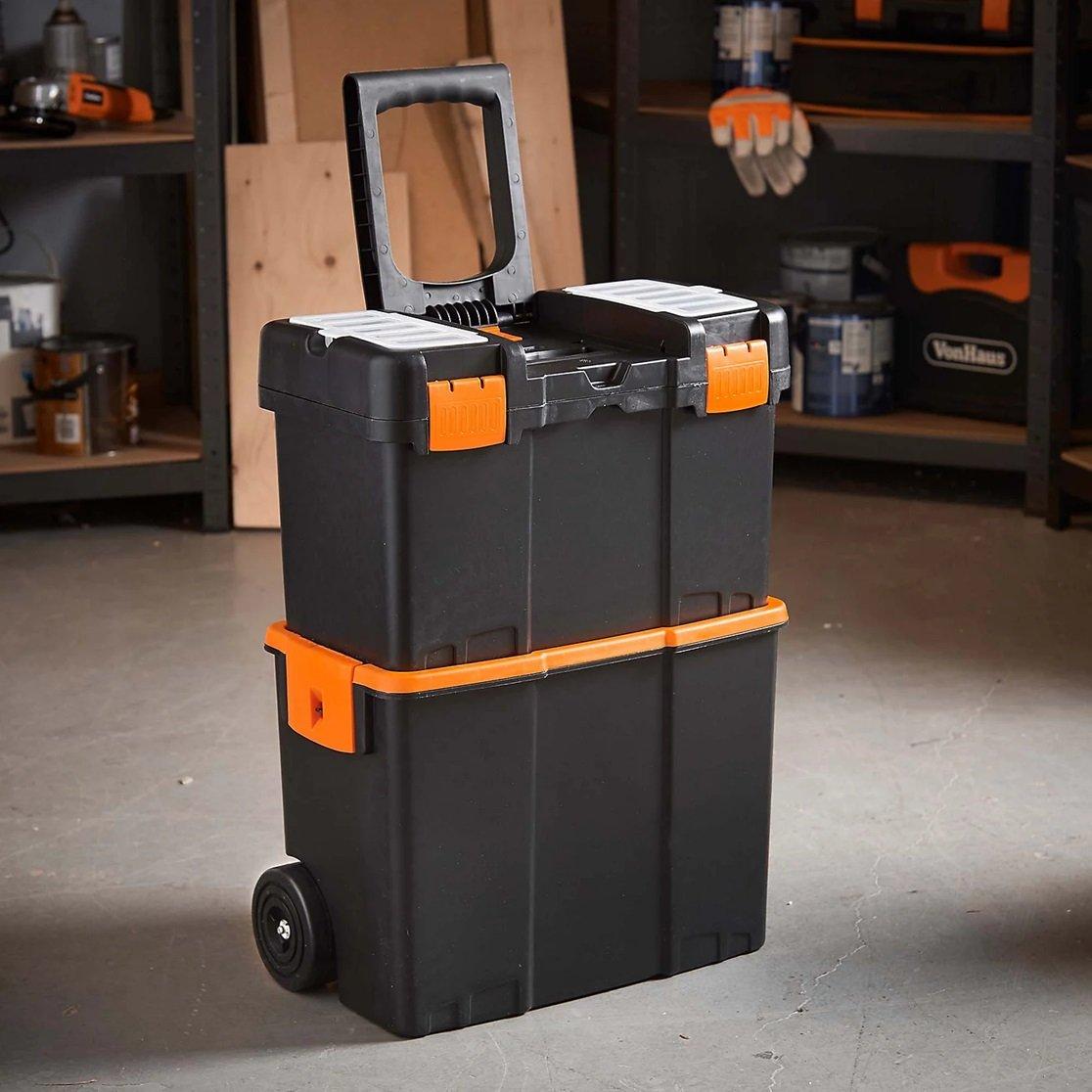 Black - VonHaus - Roller Tool Box - 2