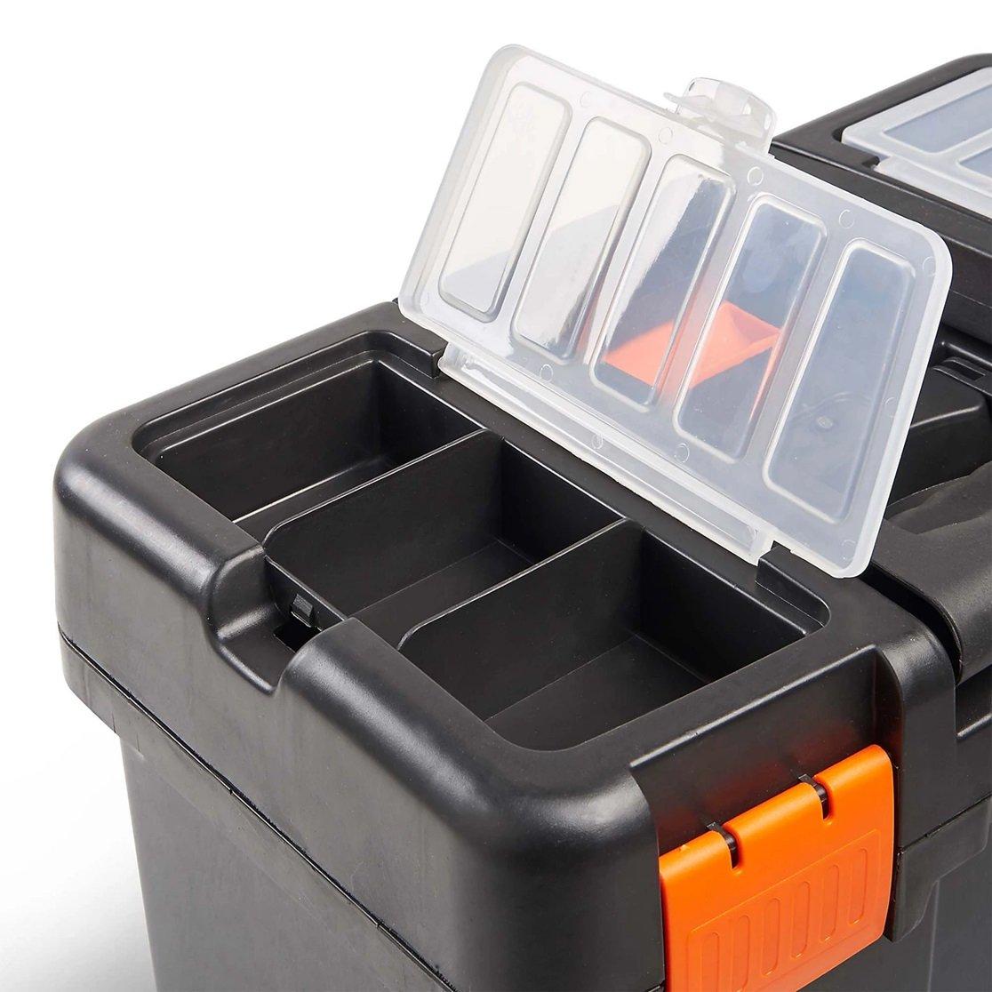 Black - VonHaus - Roller Tool Box - 6