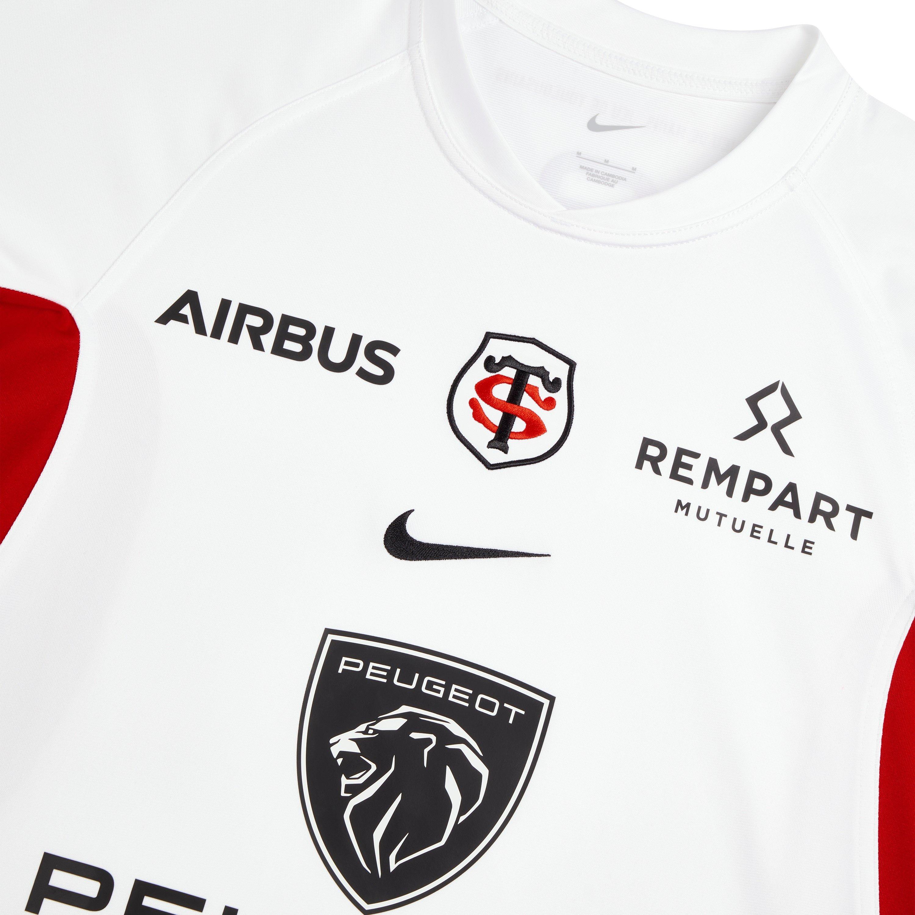 Wit - Nike - Stade Toulousain Away Shirt 2024 2025 Adults - 5