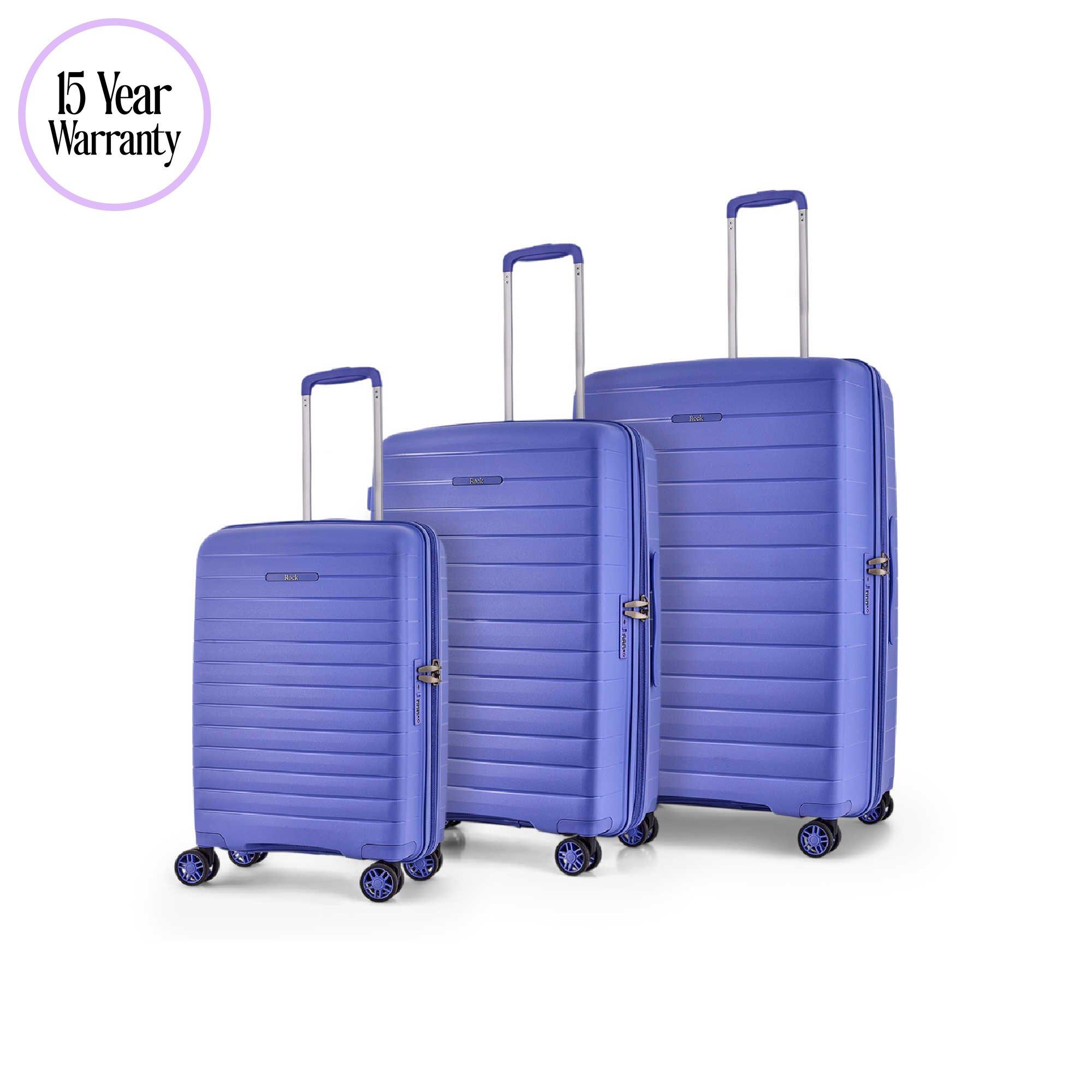 Rock  Palma Suitcase Lavender - 3pc Set