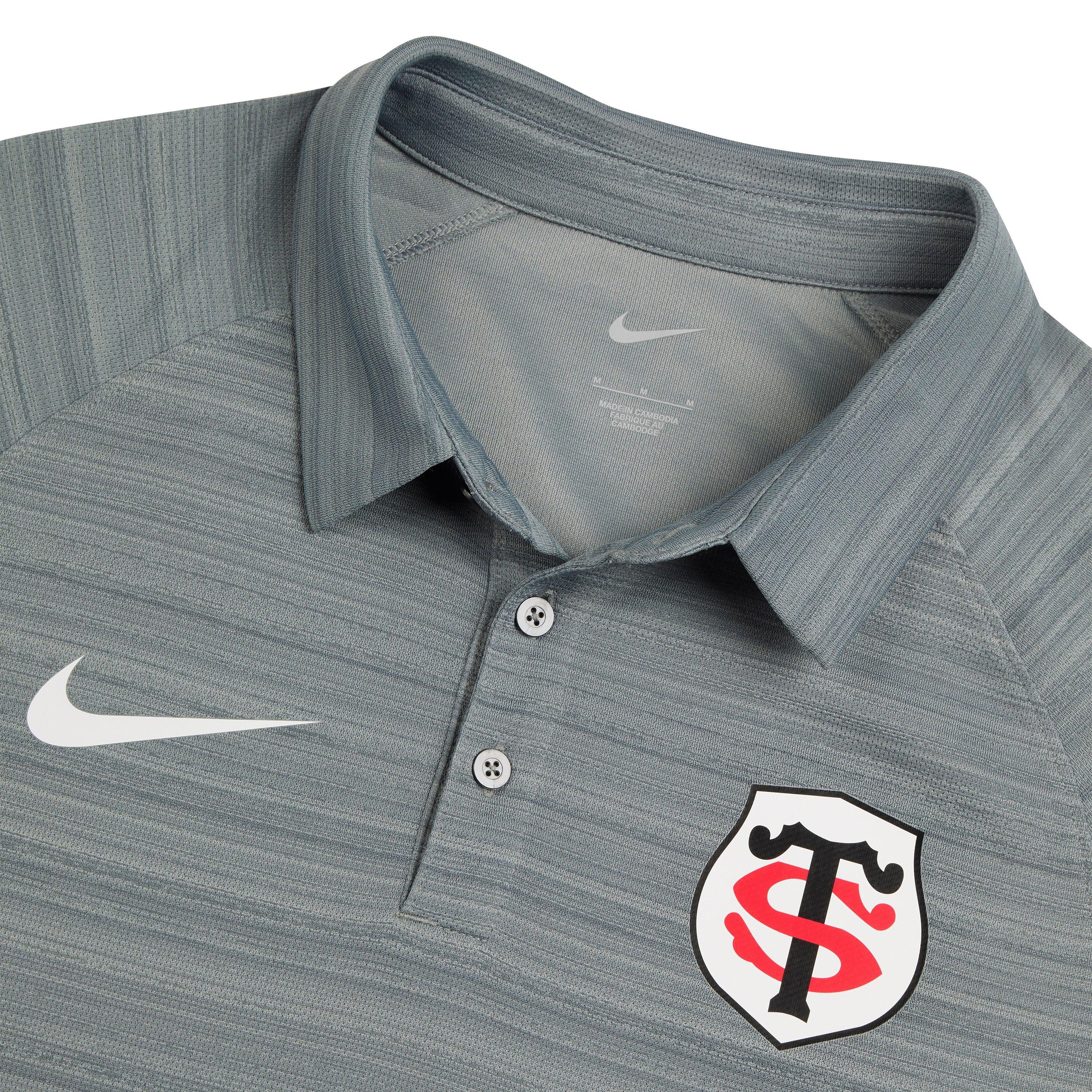 Grijs - Nike - Stade Toulousain Training Polo Shirt 2024 2025 Adults - 3