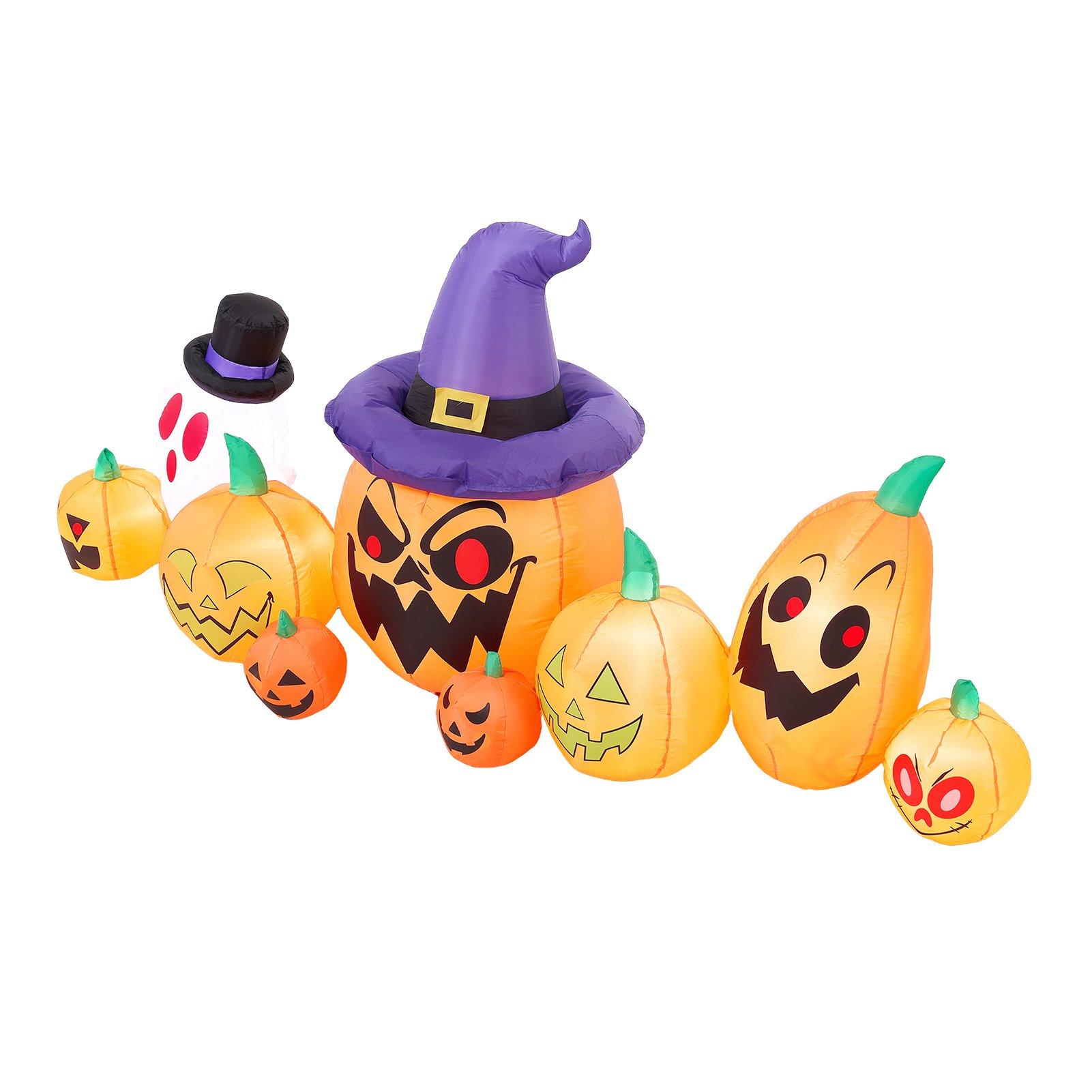 Multi - LIFE IDEAS - 8ft Halloween Inflatable Pumpkin - 3