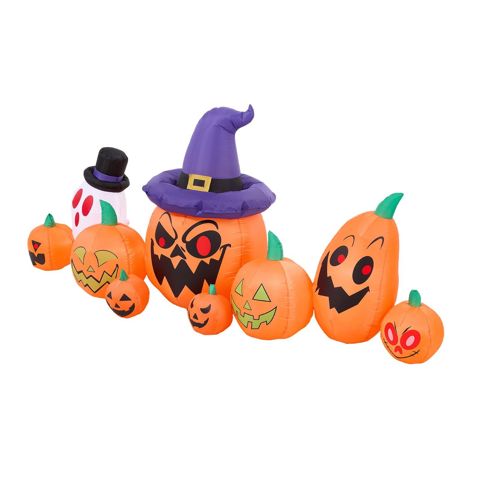 Multi - LIFE IDEAS - 8ft Halloween Inflatable Pumpkin - 4