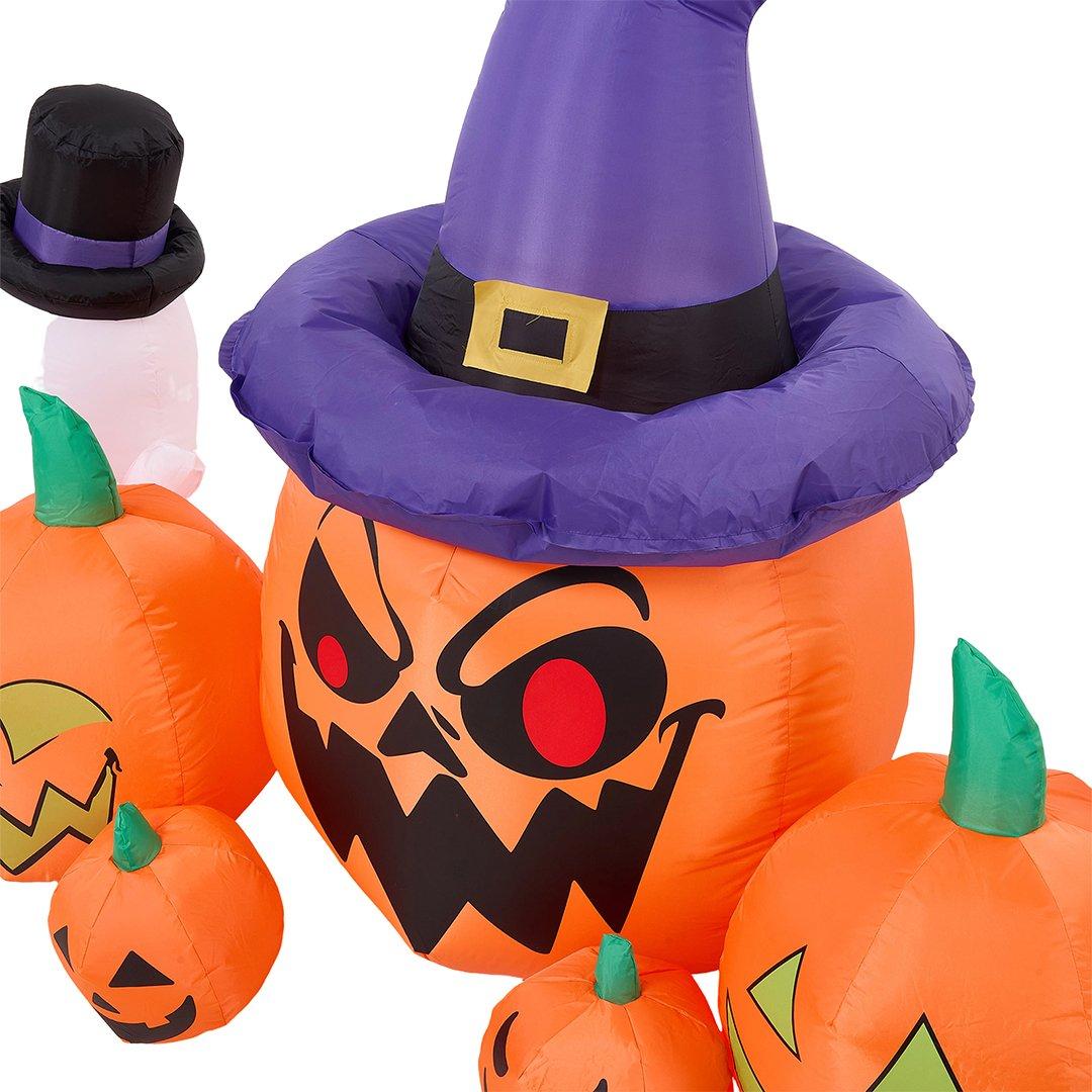 Multi - LIFE IDEAS - 8ft Halloween Inflatable Pumpkin - 7