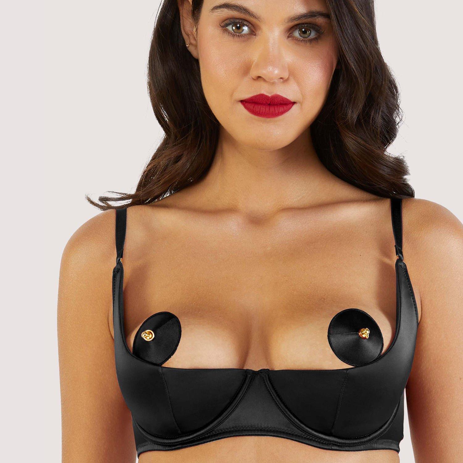 Black - Playful Promises - Etta Black Ring Nipple Pasties - 1