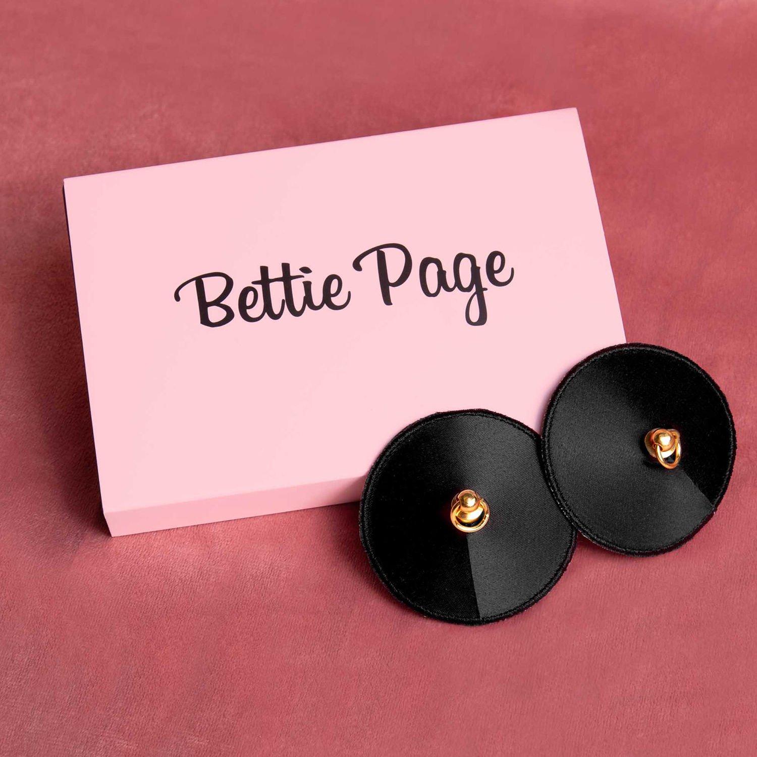 Black - Playful Promises - Etta Black Ring Nipple Pasties - 2