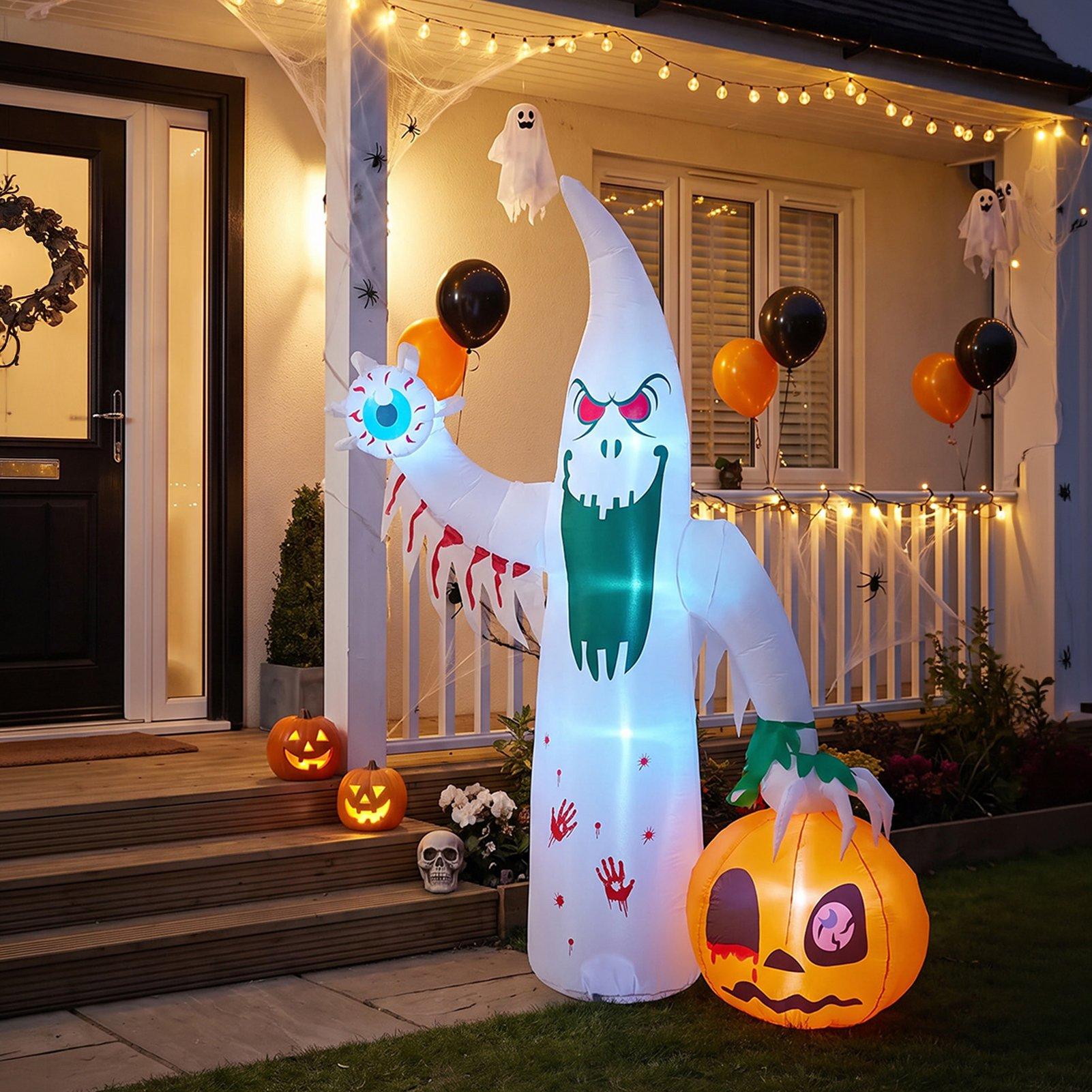 Multi - LIFE IDEAS - 8FT Blow-Up Halloween Inflatable Decoration - 1