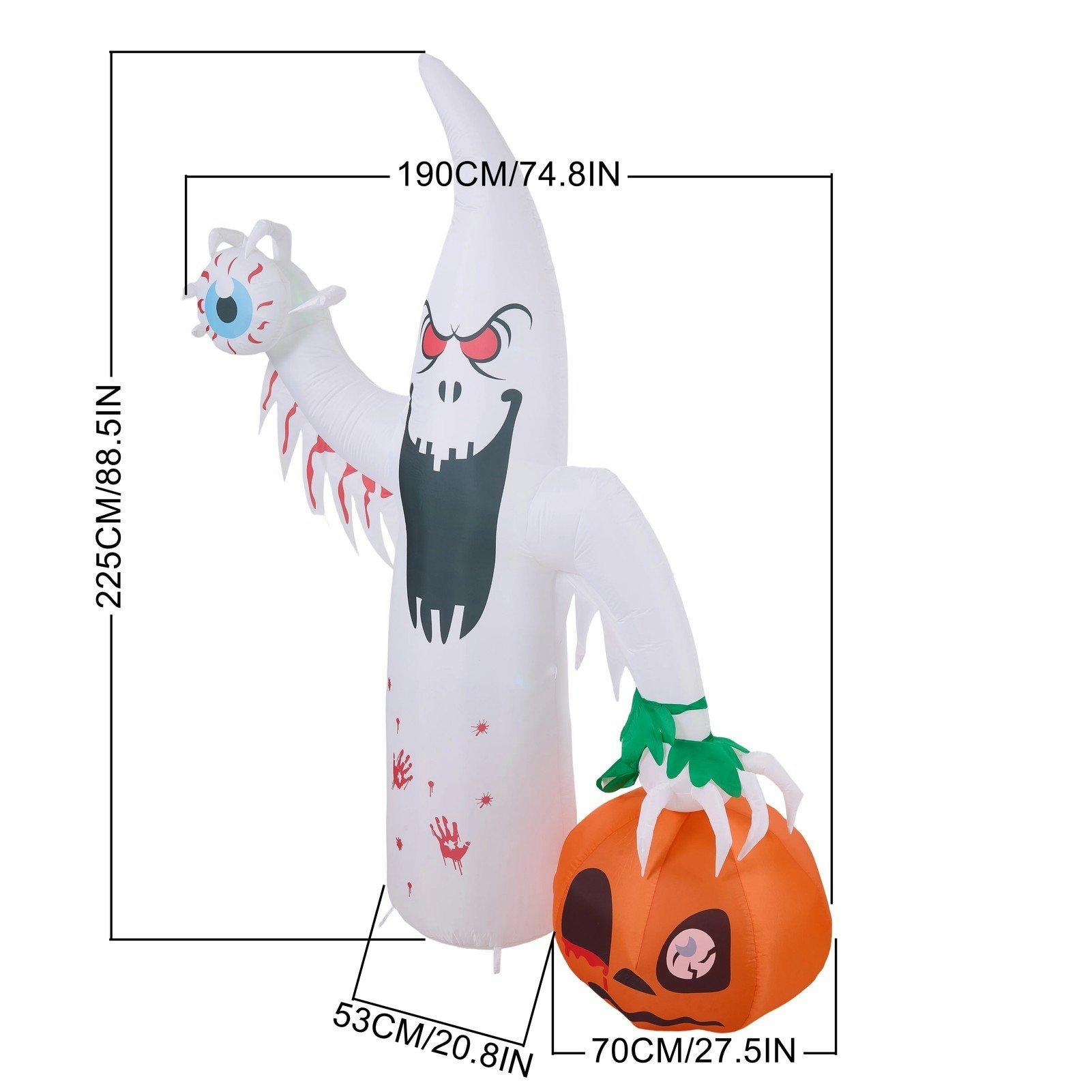 Multi - LIFE IDEAS - 8FT Blow-Up Halloween Inflatable Decoration - 2
